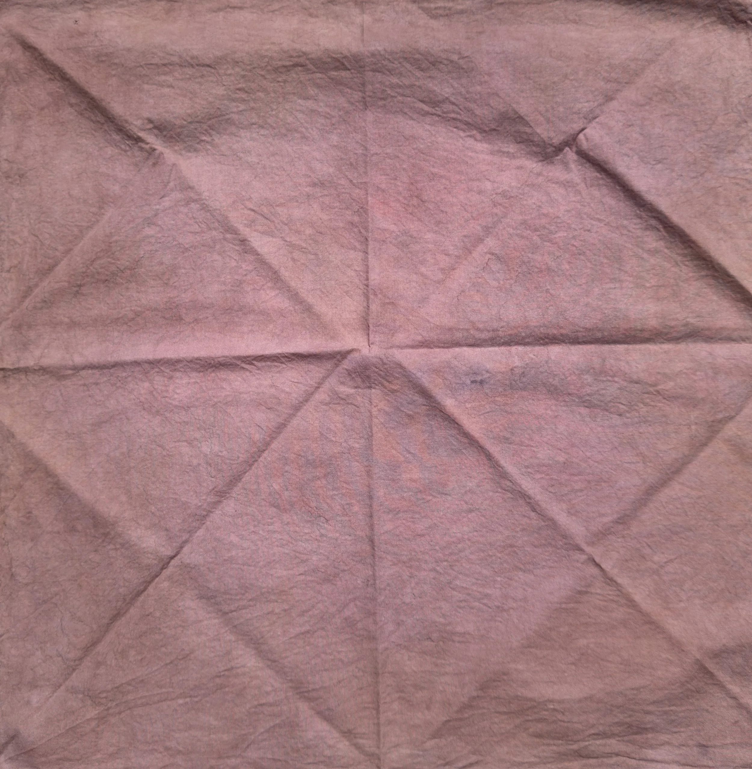 Iron Red: Natural Dyed Cotton Bandana