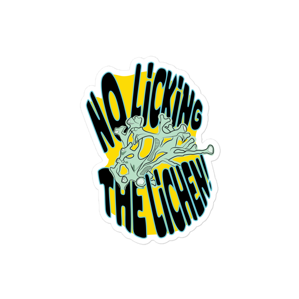 No Licking the Lichen Sticker #1