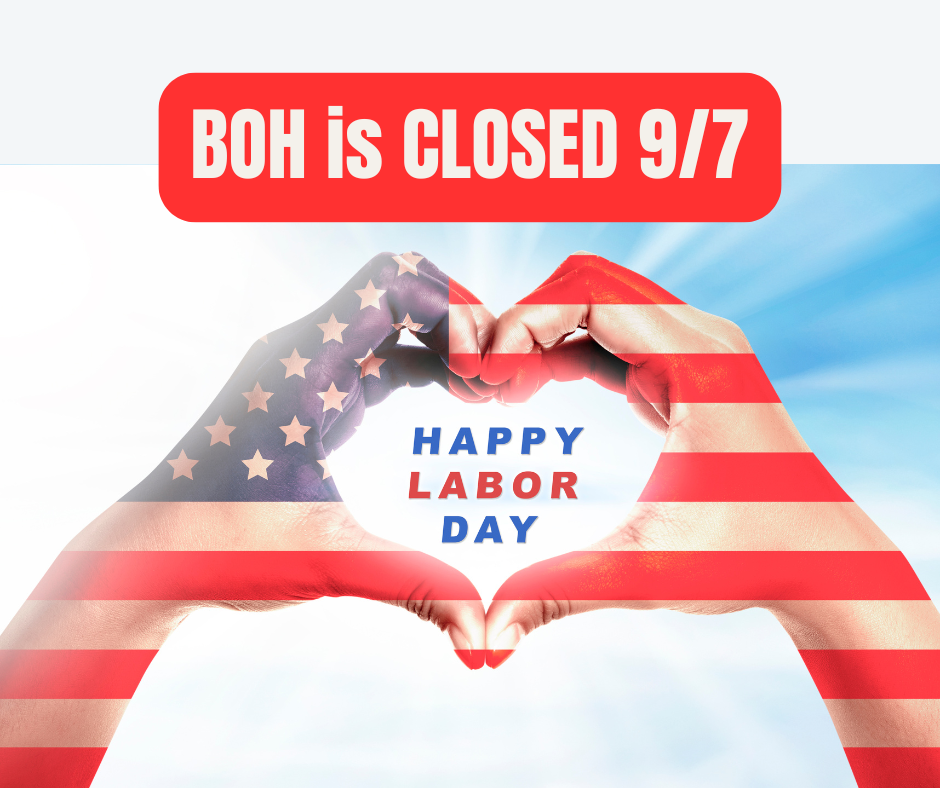 Labor Day Closure