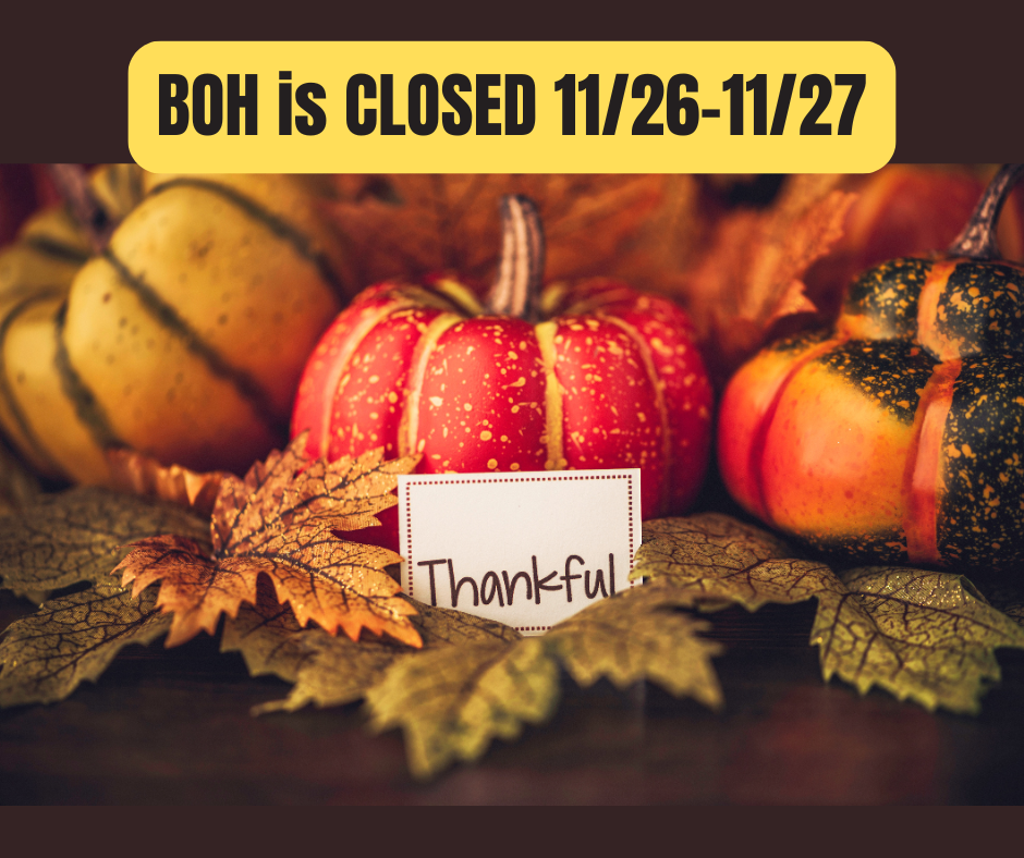 Thanksgiving Closure