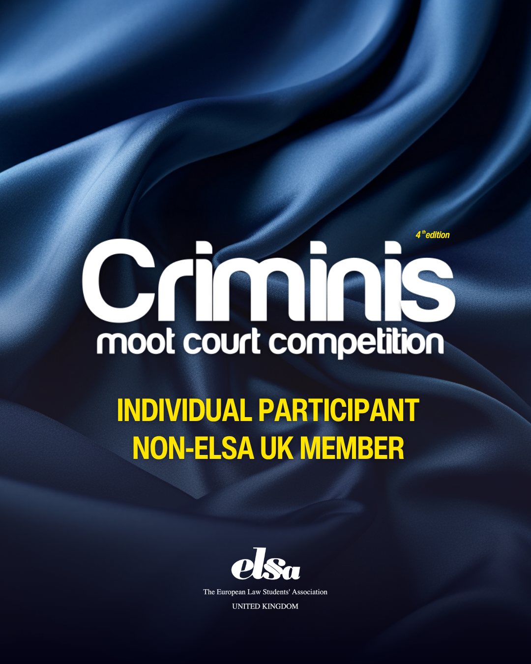 Criminis 2026 - Individual Participant Fee (non-ELSA Member)