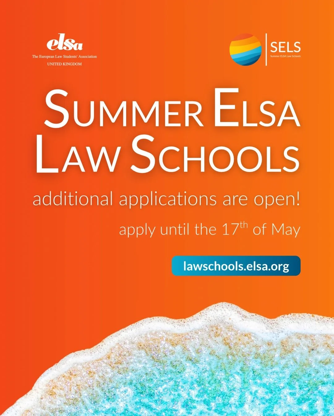 The SELS Additional Applications are officially OPEN!

Still looking for your perfect summer experience? There&rsquo;s still time - 18 Summer ELSA Law Schools are waiting for you!

Dive deeper into exciting legal topics, connect with law students fro