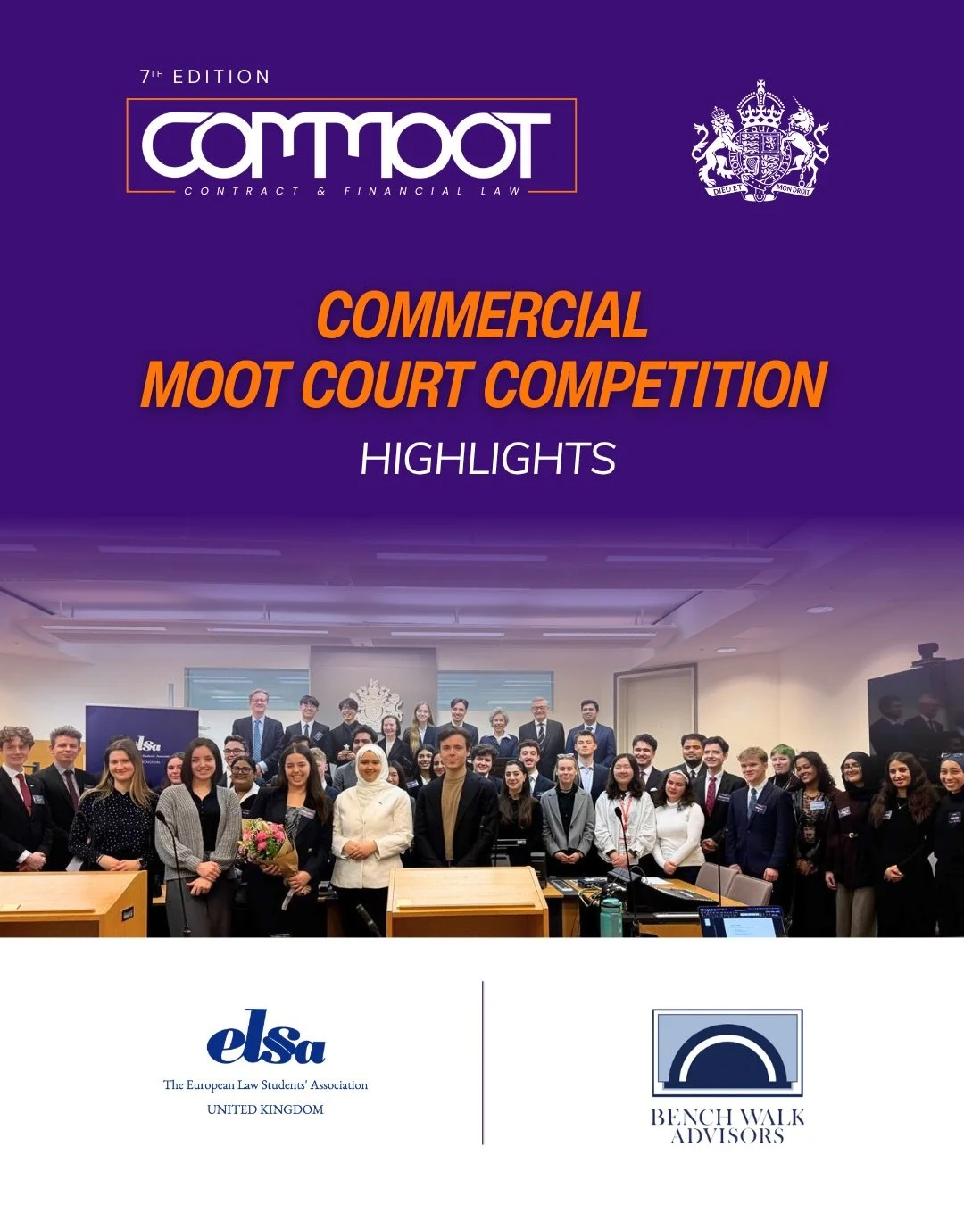 🎉 And that&rsquo;s a wrap on COMMOOT 2026 &ndash; our 7th edition!

What an incredible two days at the Commercial Court of England and Wales (14&ndash;15 March). Teams travelled from universities across the country and Europe to compete, and the sta