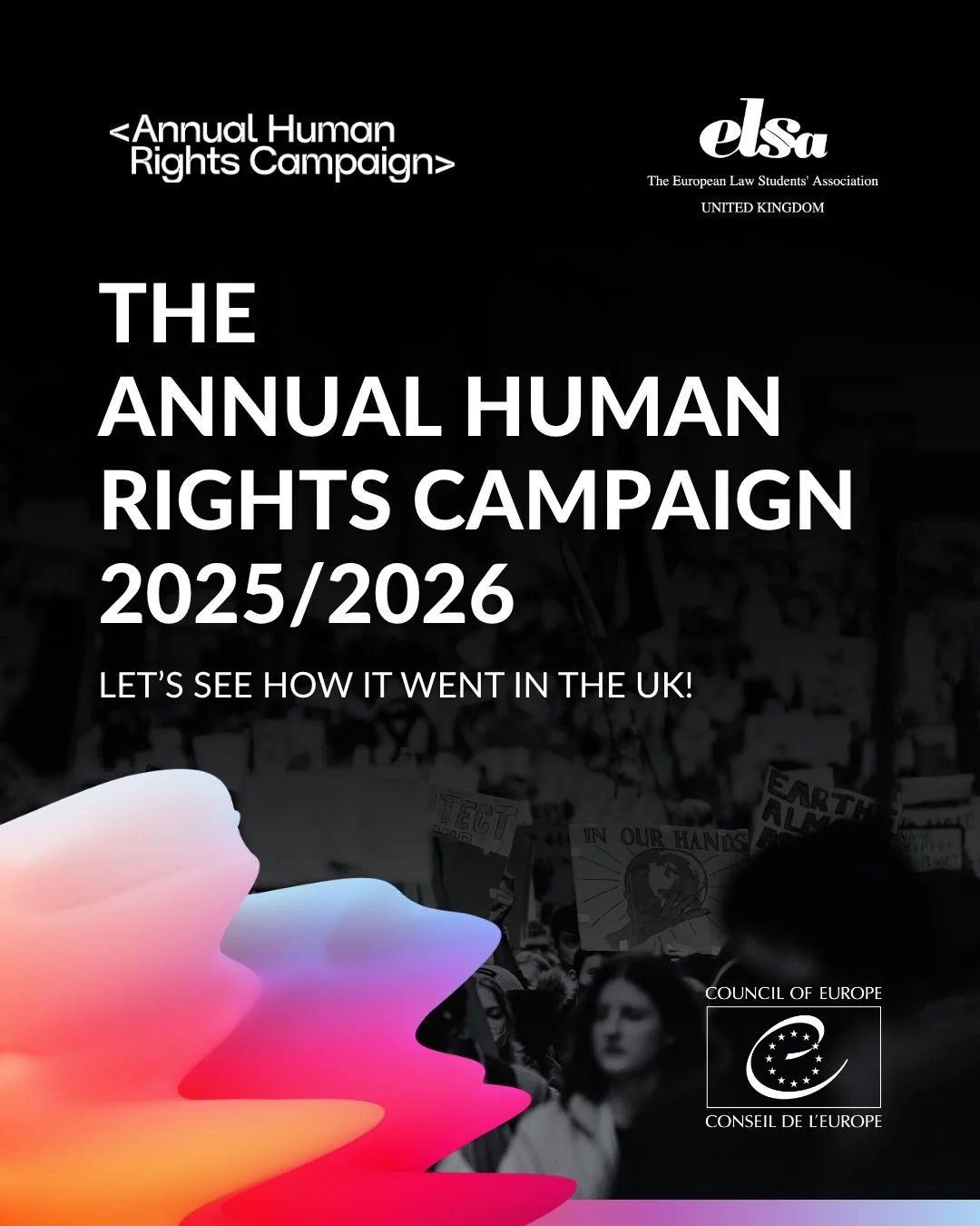 The Annual Human Rights Campaign 2025/2026 Recap is finally HERE!

Organised every year across Europe, the Annual Human Rights Campaign raises awareness on a specific Human Rights topic.

This year&rsquo;s theme was on HUMAN RIGHTS AND CLIMATE JUSTIC