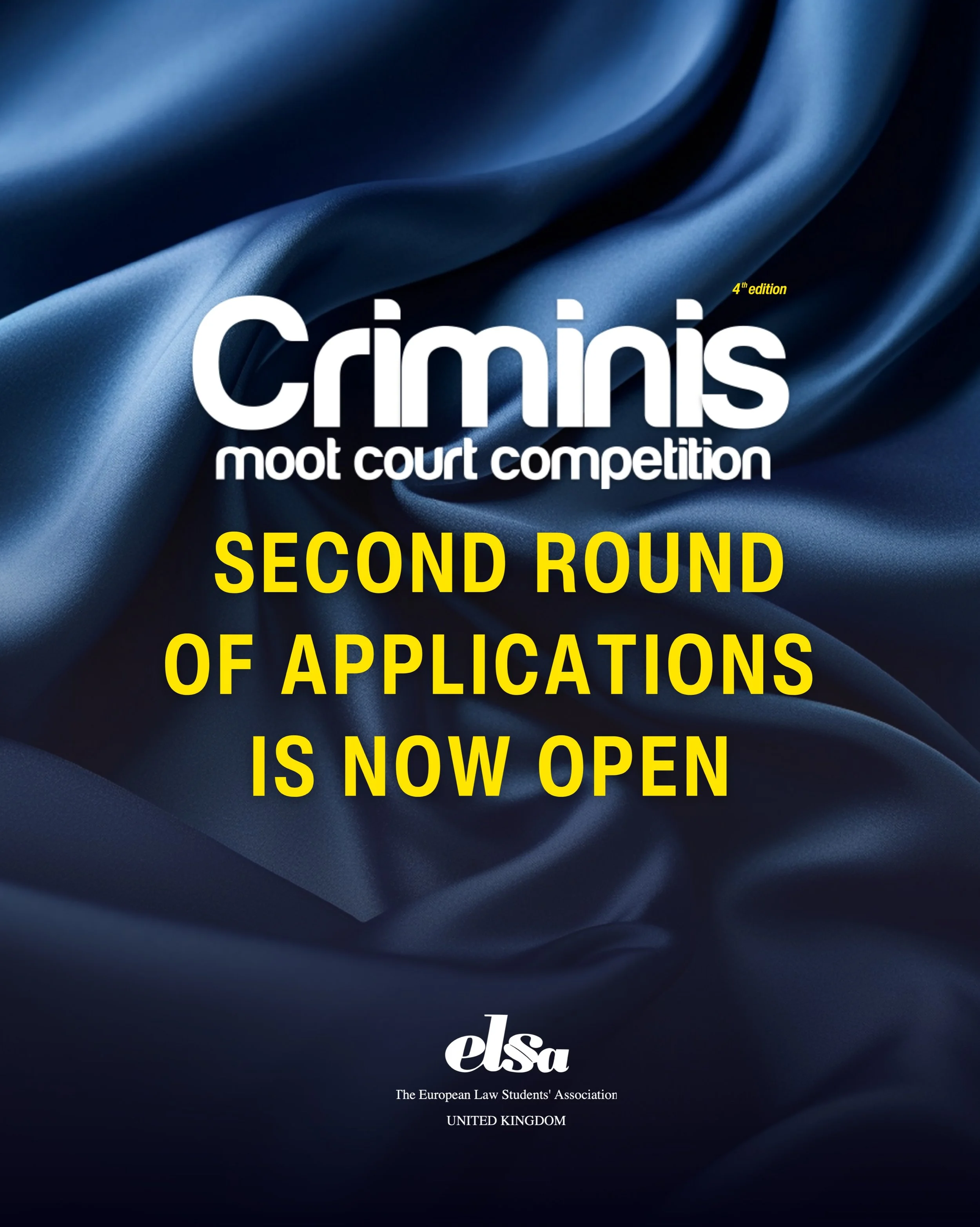 Missed the first round of applications ? This is your moment to step up!

Applications for Criminis are reopening, giving you another opportunity to challenge yourself, showcase your legal skills, and be part of something extraordinary.

The road to 