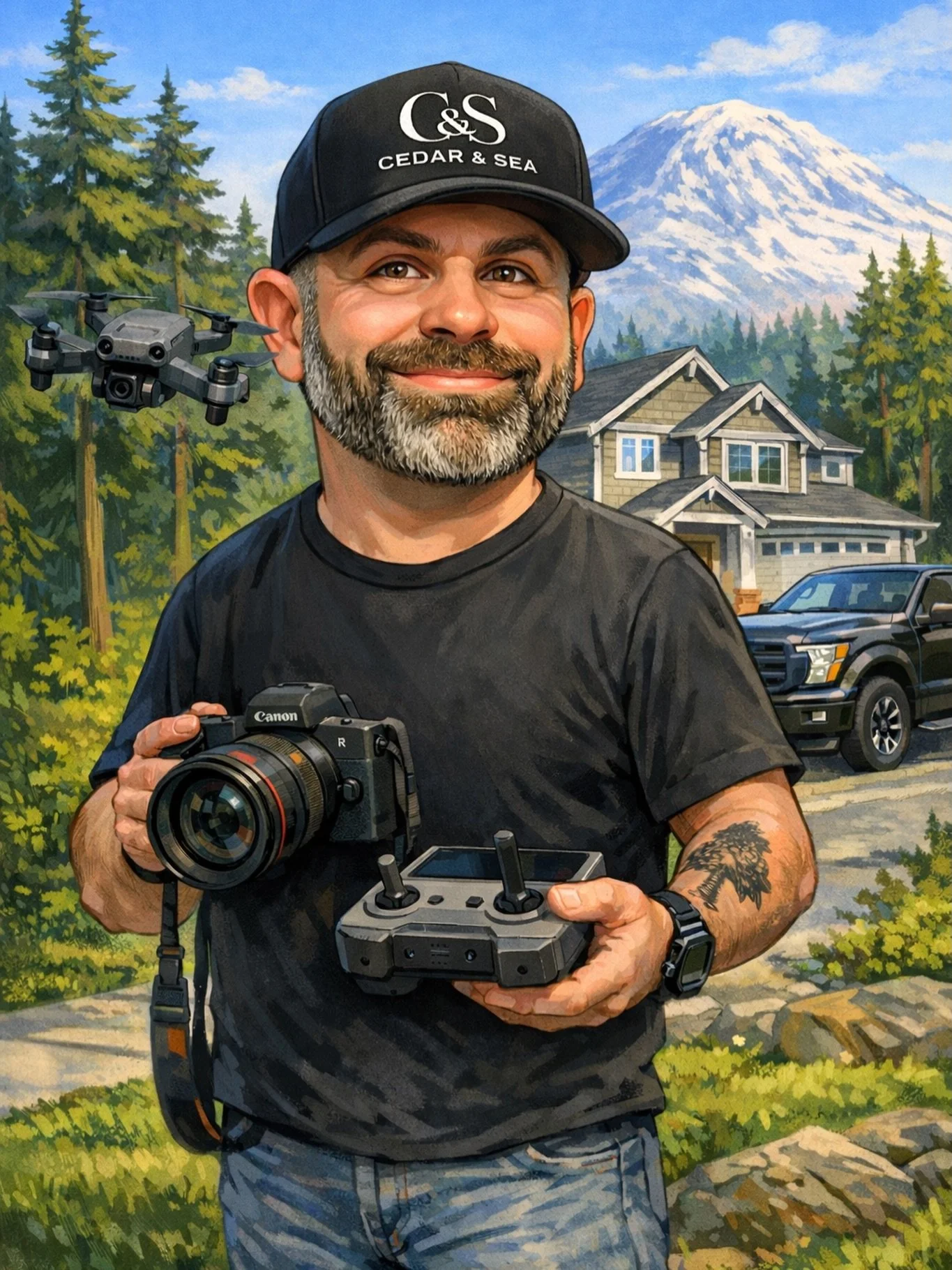 Have not laughed this hard in a while. Head photographer and owner James Bailey at your service.