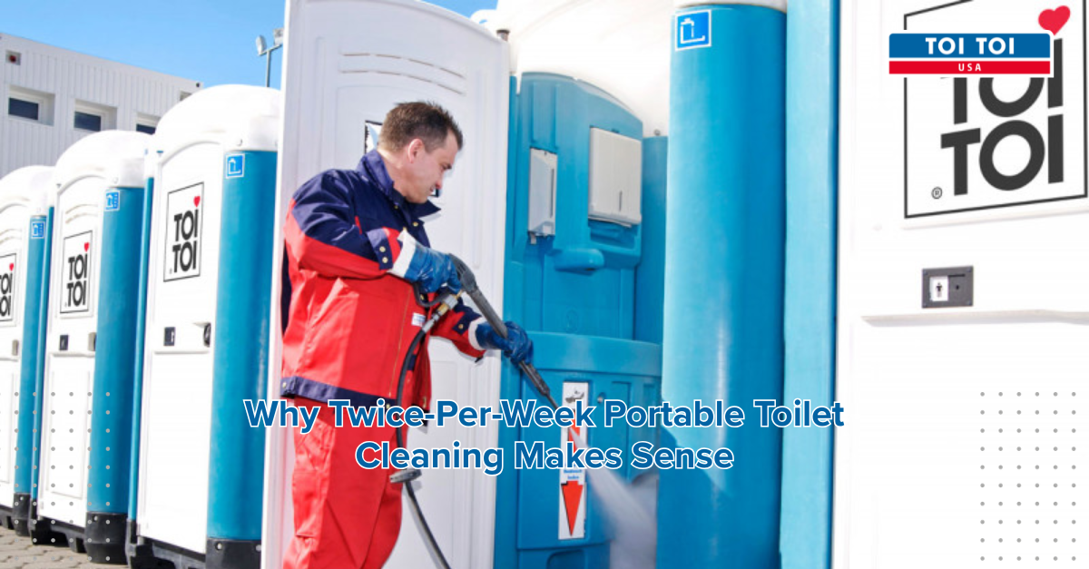 Why Twice-Per-Week Portable Toilet Service Is Worth the Upgrade