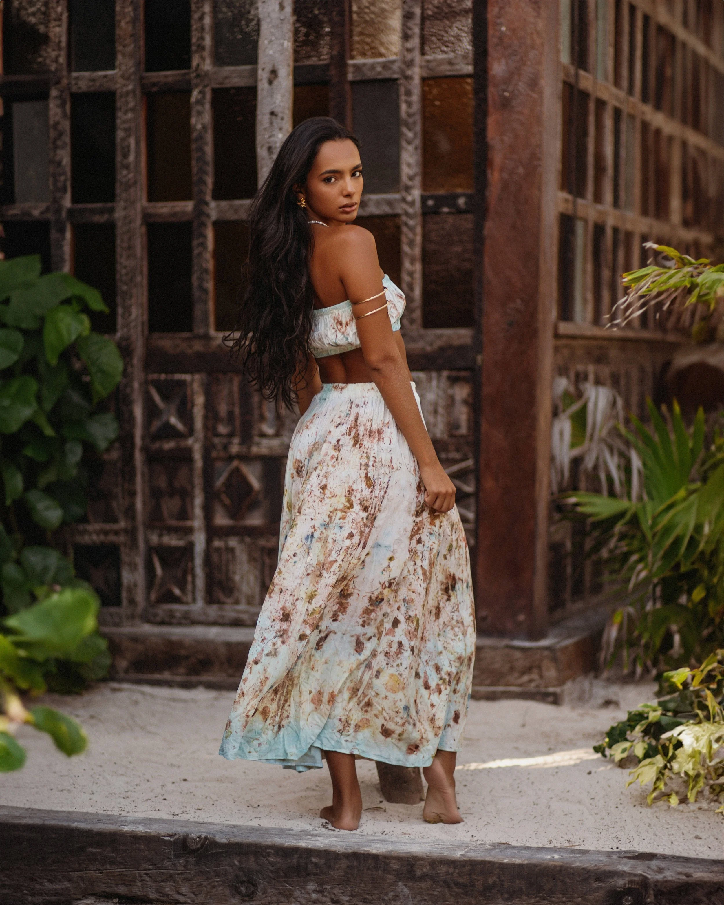 Falda y Top silk