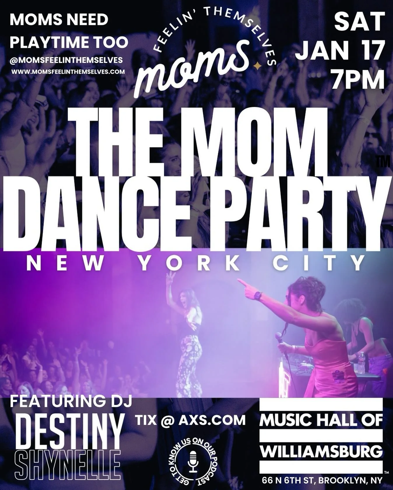 We&rsquo;re thrilled to announce while we are here in New York City to discuss our maternal mental health revolution with @jennaandfriends and @michellebuteau that tix for NYC&rsquo;s The Mom Dance Party (tm) debut go live tomorrow! 

To be the first