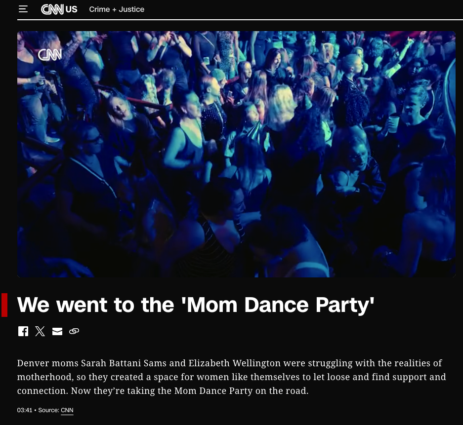 CNN | We Went To The "Mom Dance Party"