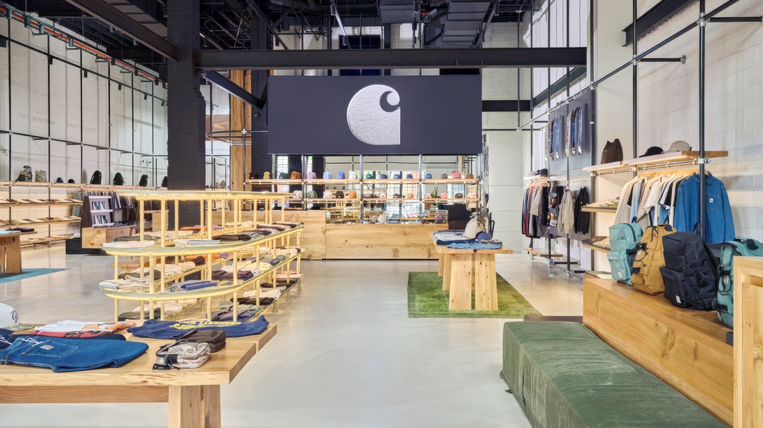 Carhartt WIP store in Williamsburg, Brooklyn, Photo by Claire Esparros 