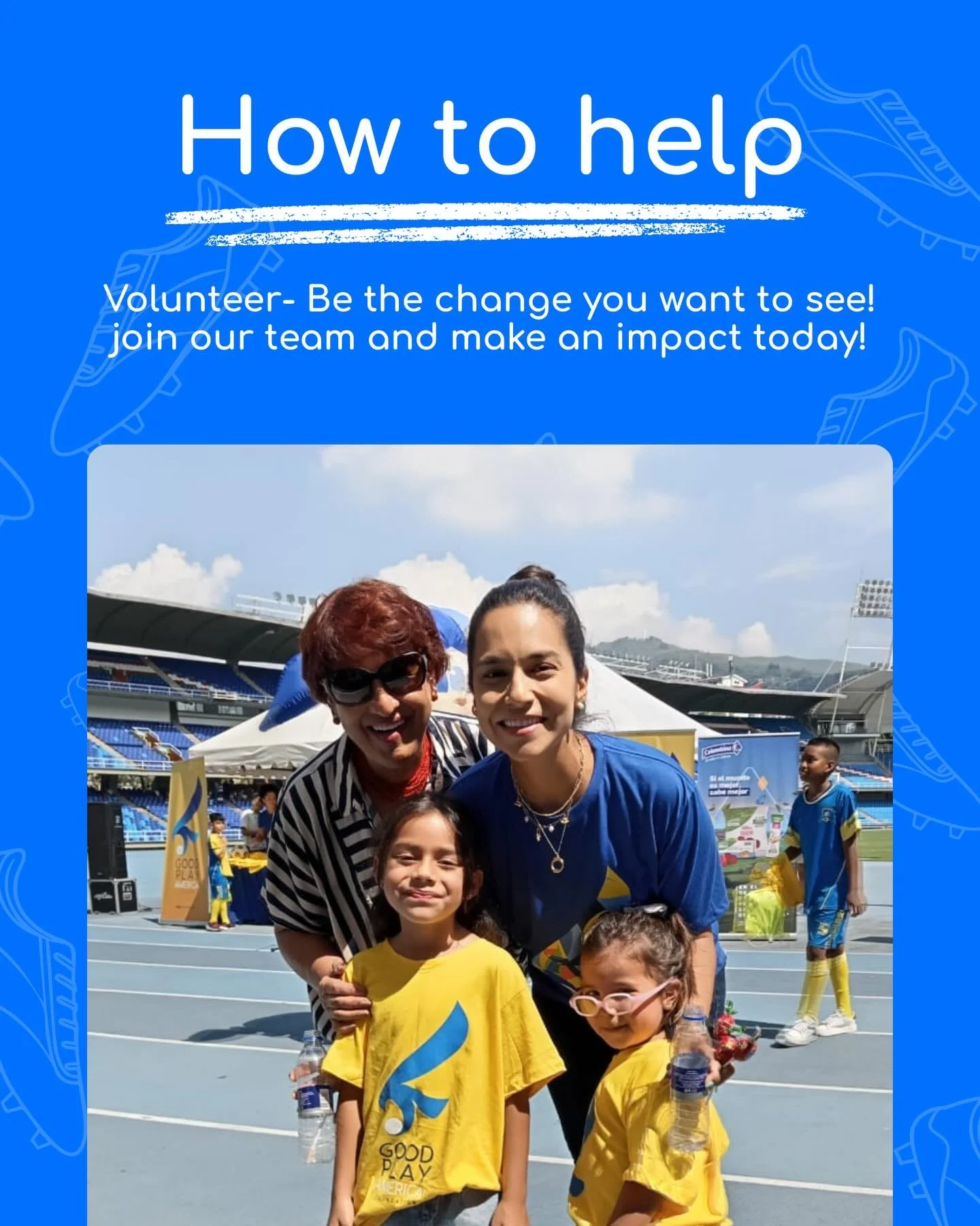 There are so many ways to make a difference 💛
Volunteer your time, donate gear, support our mission through a purchase, or help us grow by sharing our story with others. Every action creates more opportunities for kids through sports.
Ready to get i