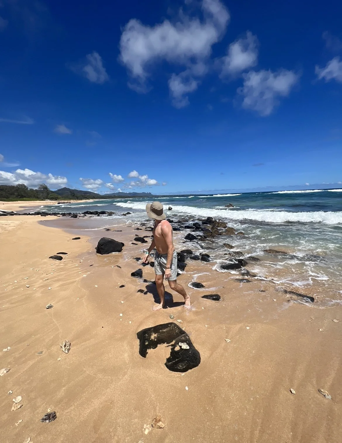 Beach of Kauai, Hawaii, US