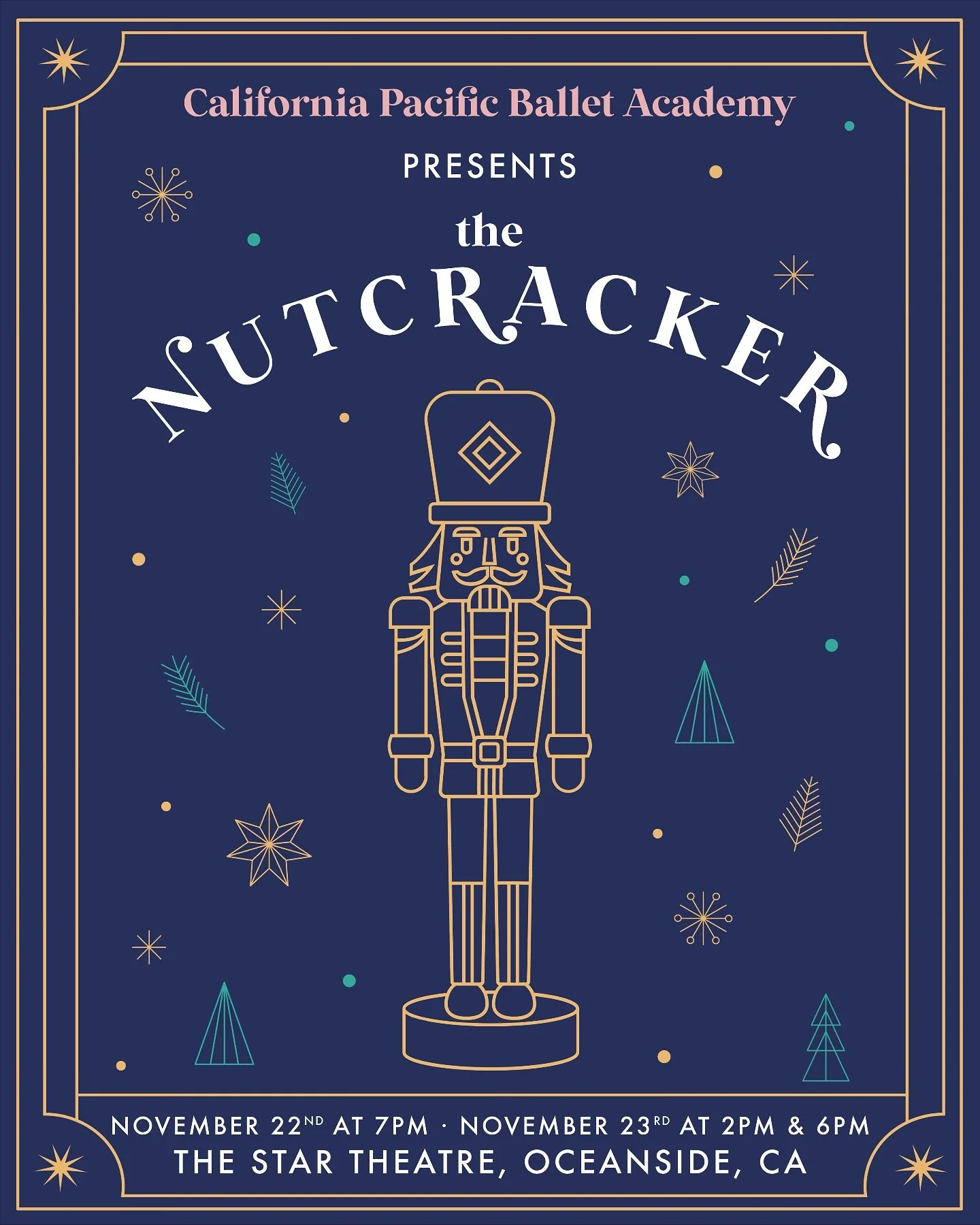 Go see our friends over at @calpacballet perform their Nutcracker Ballet this holiday season!! 🩰🎄Tickets are on sale now! 
PS - how much are we loving the graphics for this year?! So happy with how they turned out.