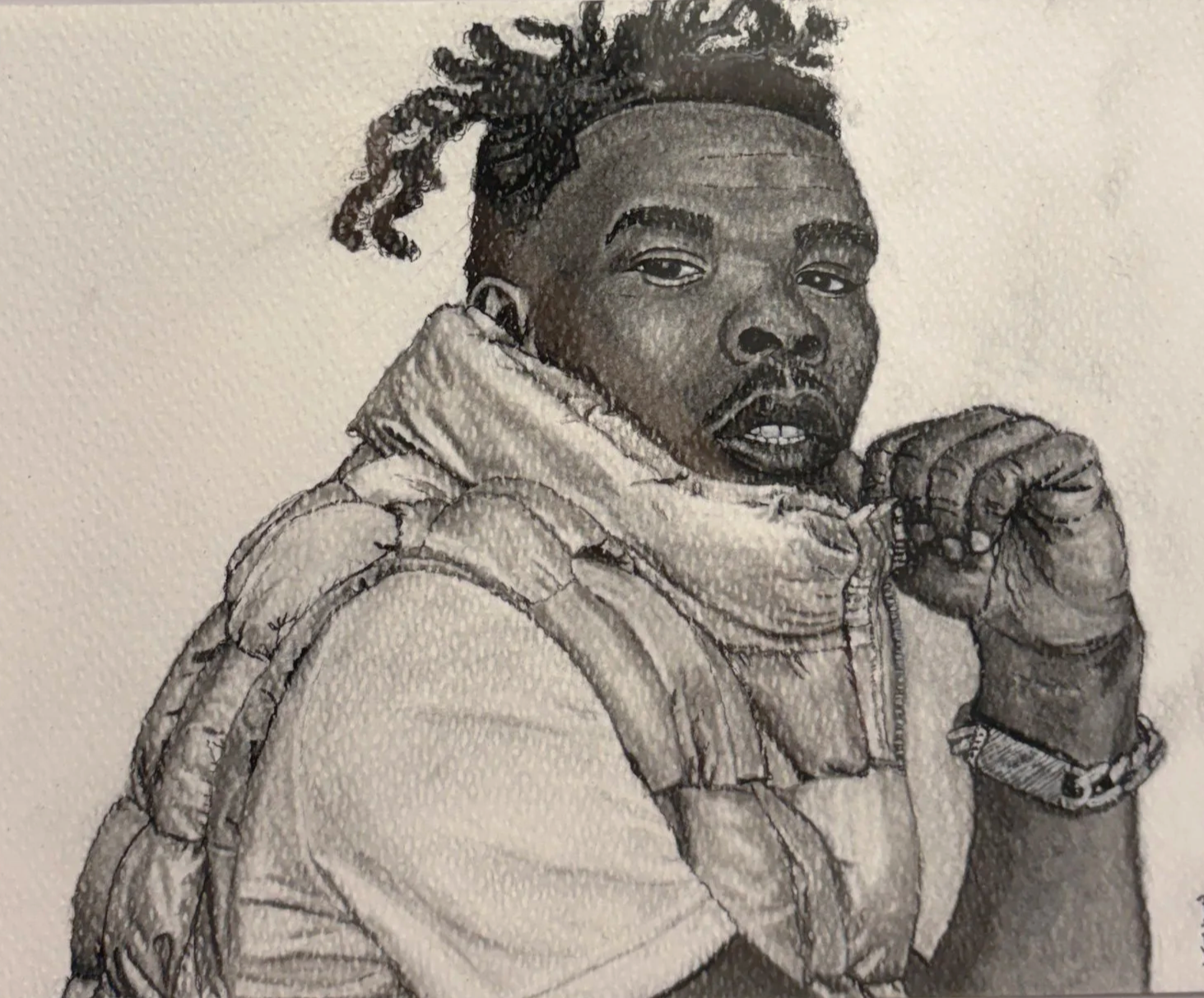 Lil Baby
Charcoal on Charcoal Paper · 5 x 7 in · 2025