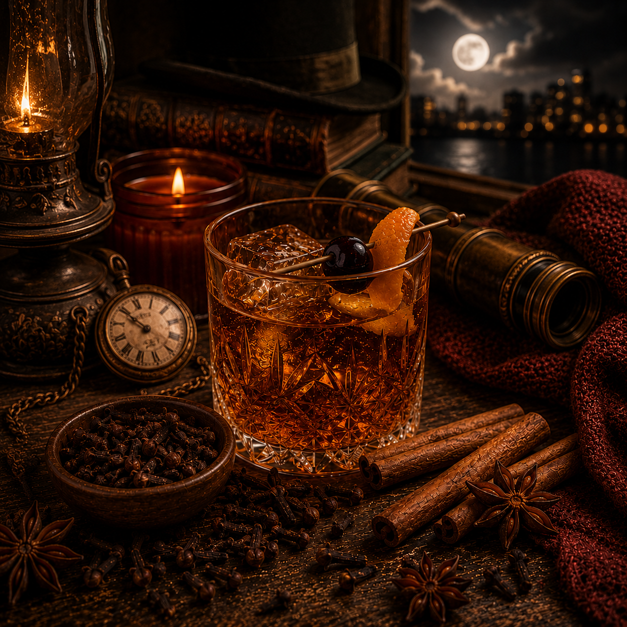 1880: Step back into an era of leather-bound lounges, crystal decanters, and slow conversations by candlelight. 1880 opens with notes of orange peel and warm spice, blending effortlessly into rich bourbon accords and hints of clove. As the fragrance 