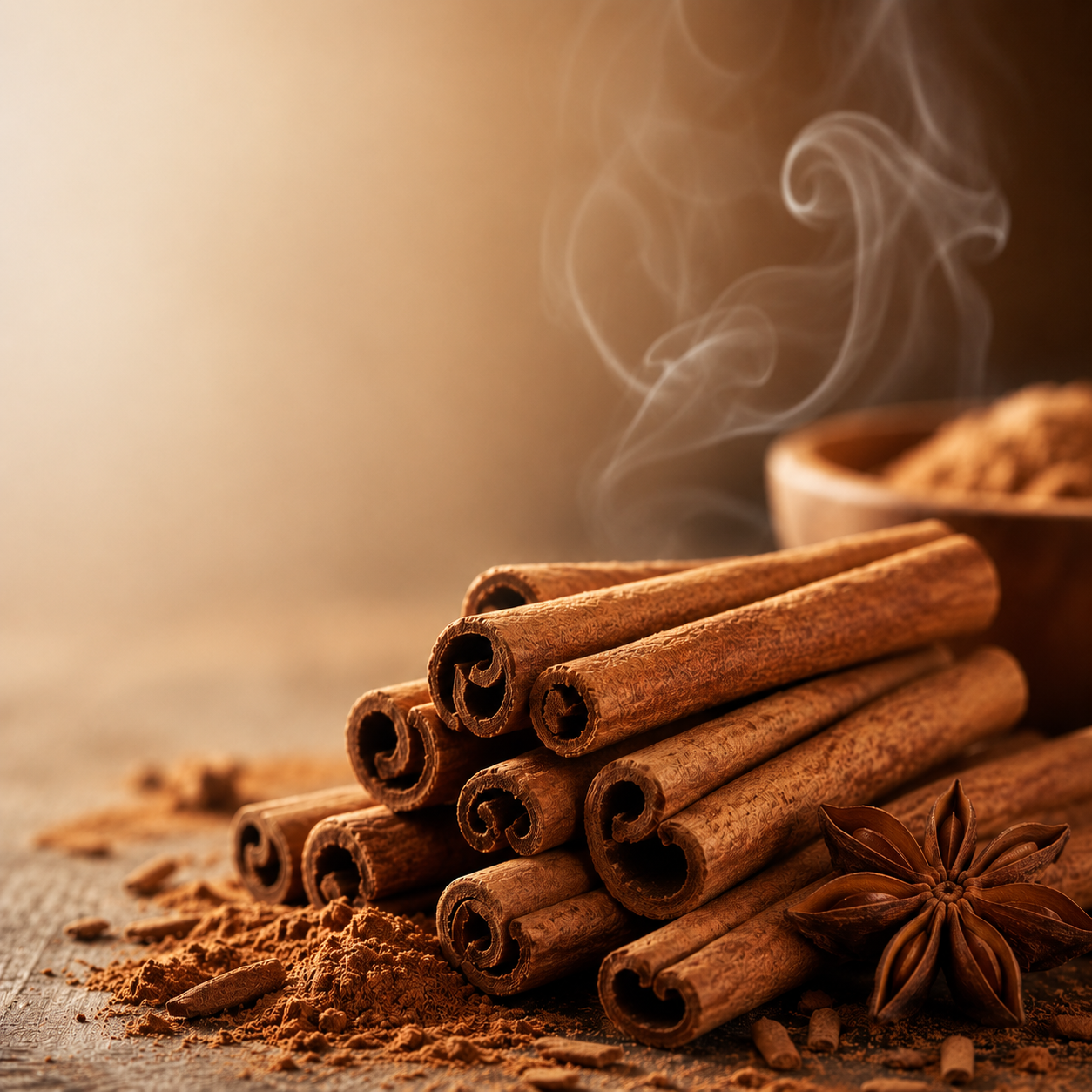 Cinnamon Stick: Nothing says cozy quite like the unmistakable aroma of freshly ground cinnamon. Cinnamon Stick captures the rich, spicy warmth of whole cinnamon bark, filling your space with a scent that feels both inviting and nostalgic. Bold yet co