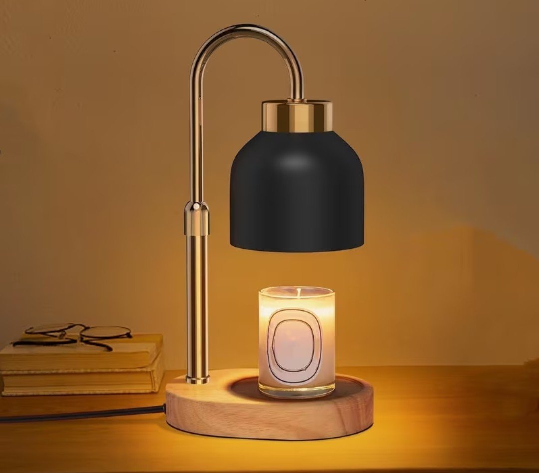 Black Shade Candle Lamp Warmer