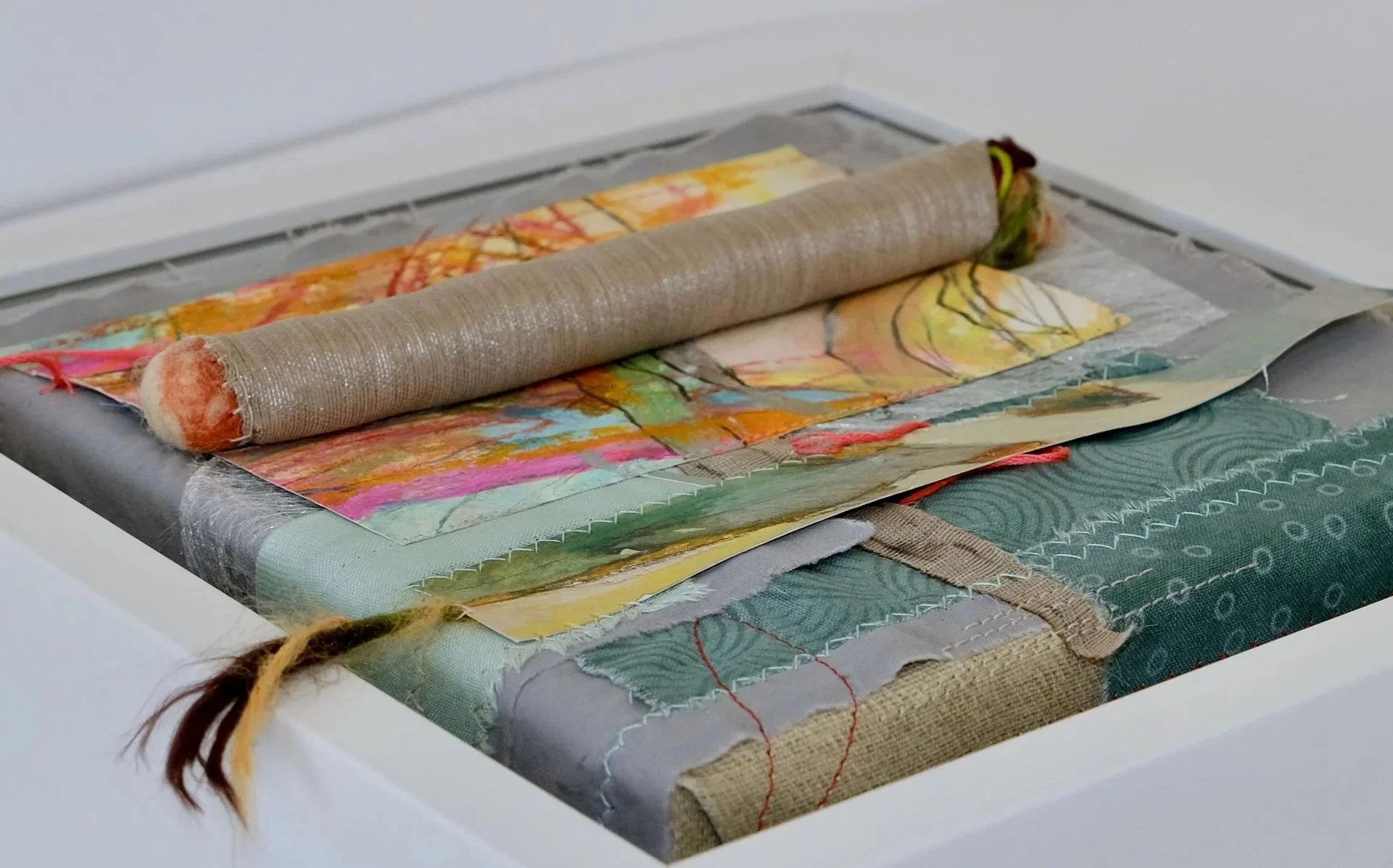 "sommerloni", 
Detail, fiberart/ 2025