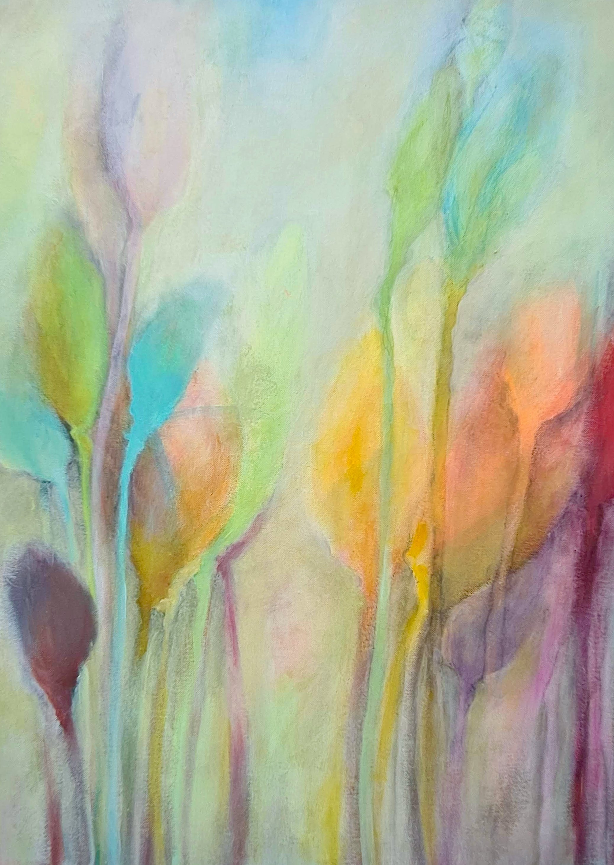 70x50, Kohle, Kreide, Acryl auf Leinwand/2019