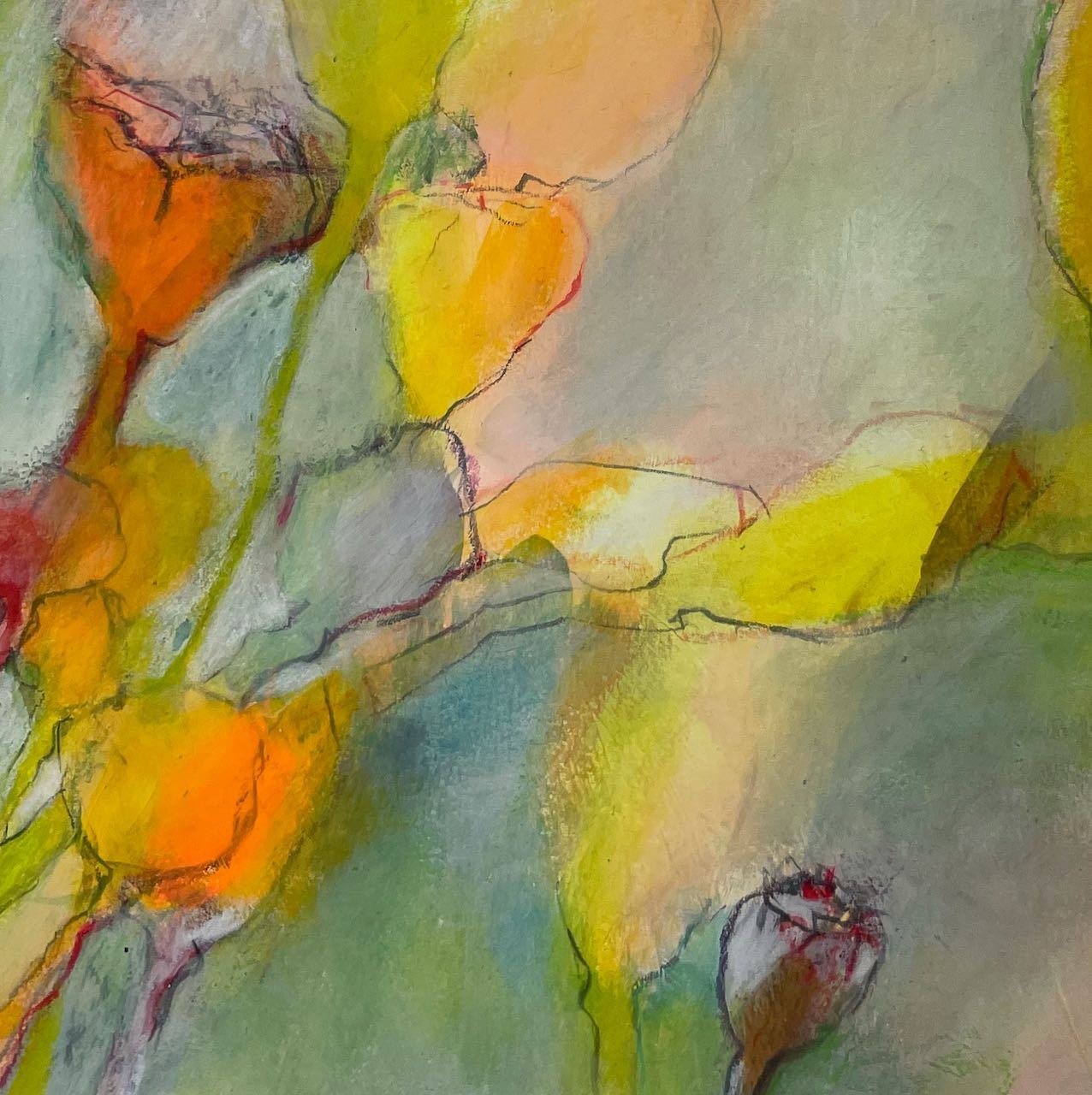 20x20, Tusche, Kreide, Graphit, Acryl auf Papier, 2021