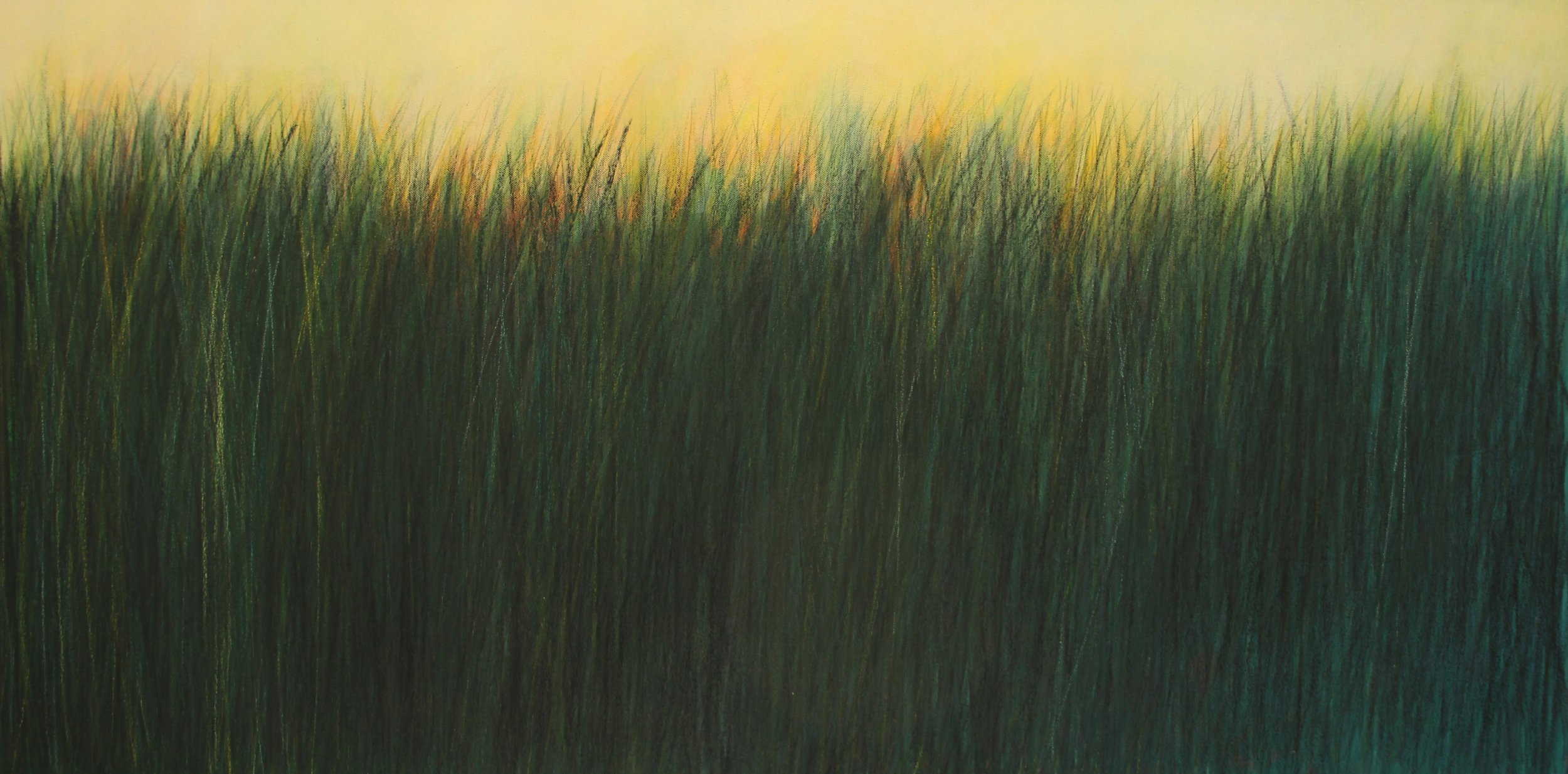 60x120, Kreide, Acryl auf Leinwand/2016