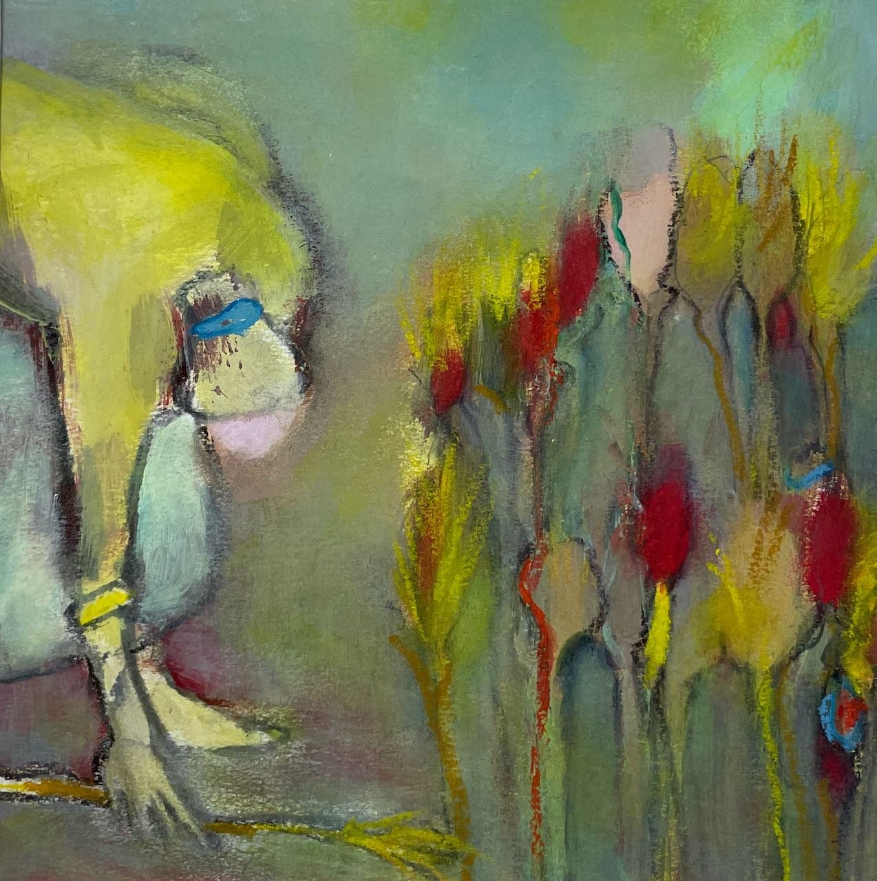 20x20, Tusche, Kreide, Graphit, Acryl auf Papier, 2021