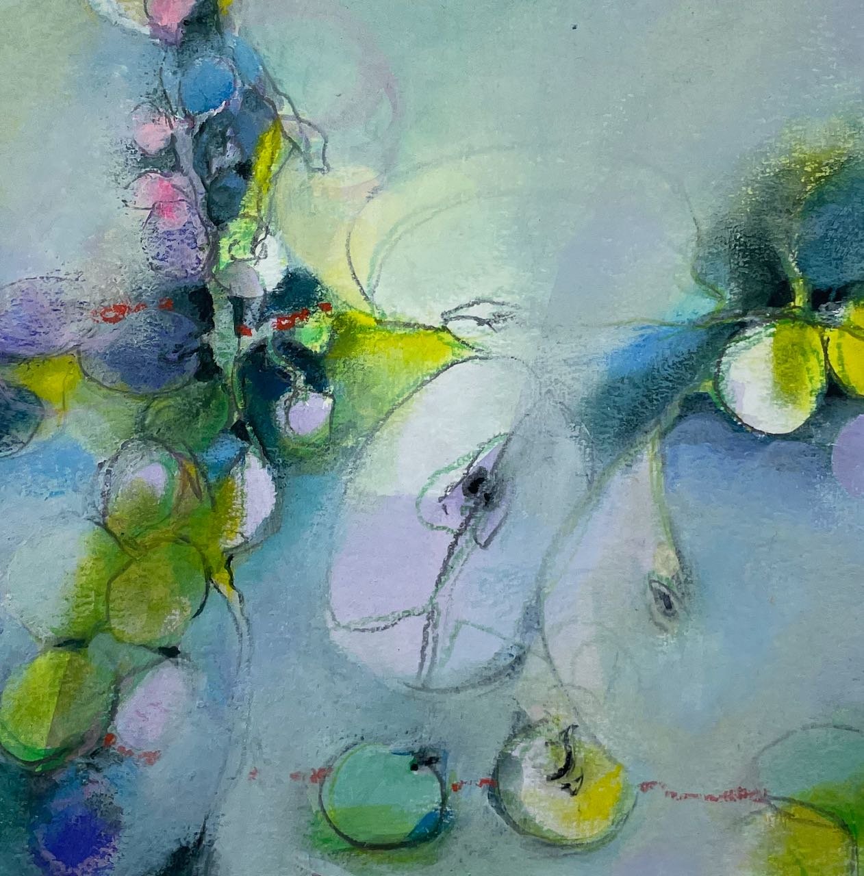 20x20, Tusche, Kreide, Graphit, Acryl auf Papier, 2020