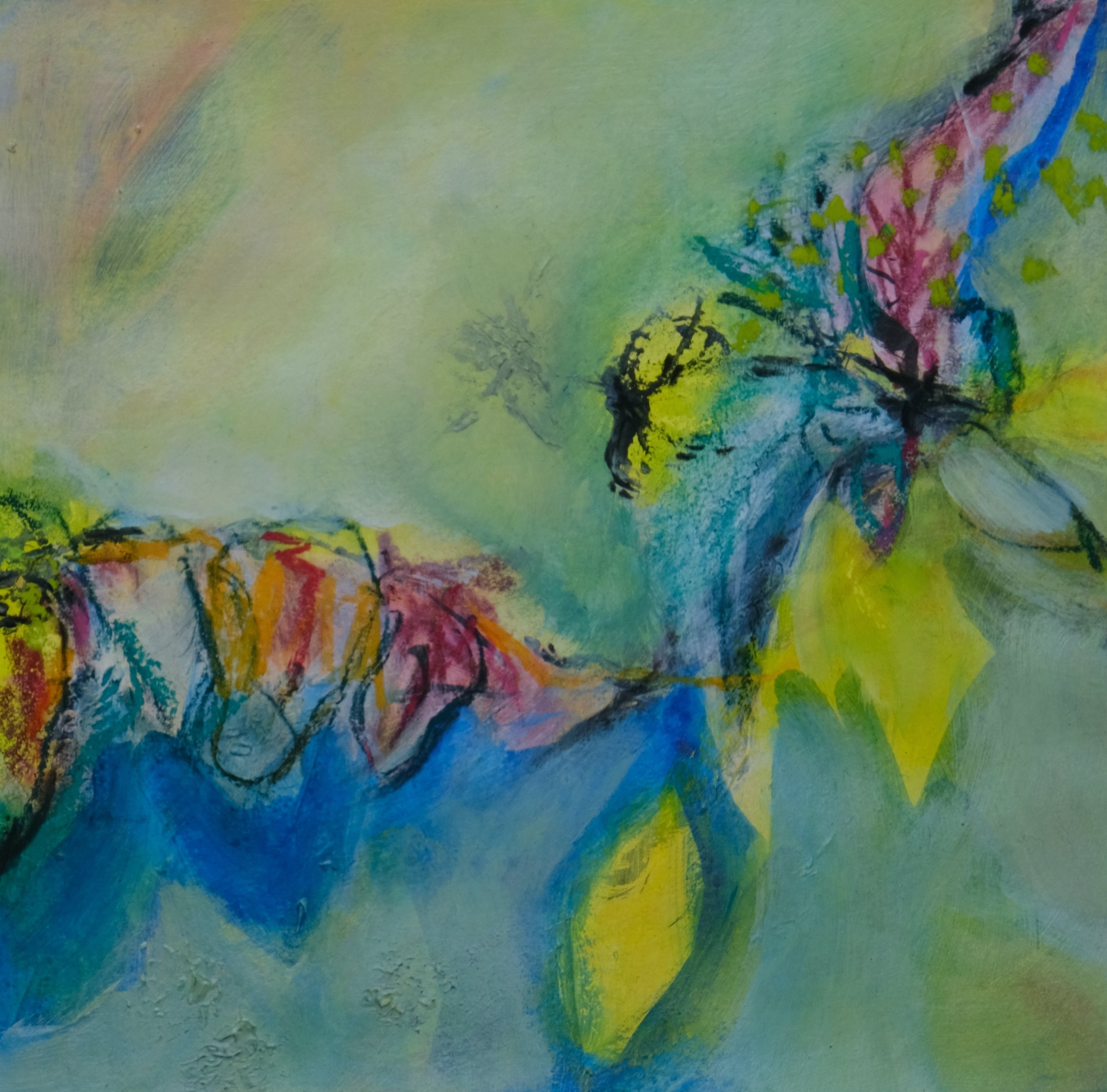 20x20, Tusche, Kreide, Graphit, Acryl auf Papier, 2022