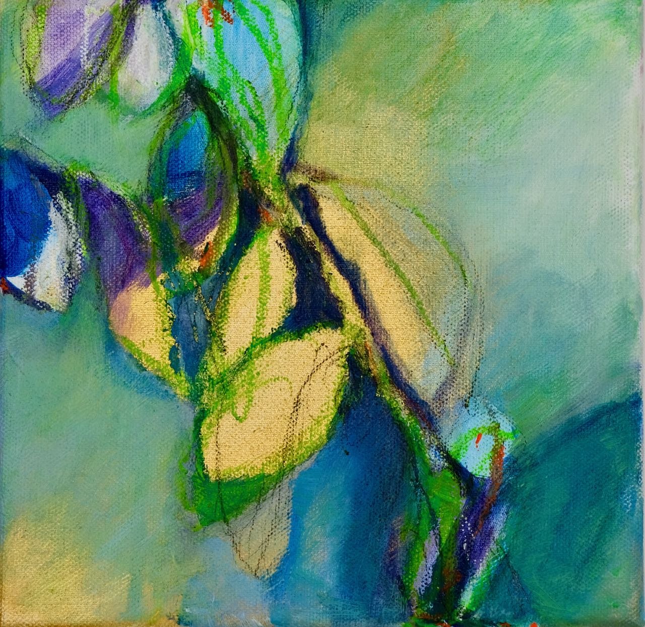 20x20, Tusche, Kreide, Graphit, Acryl auf Leinwand, 2025