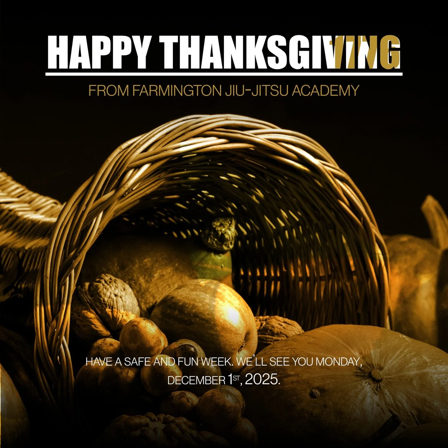 Happy Thanksgiving, have a great day and week! Also remember, we&rsquo;re very thankful for your continued support and friendship, it means a lot to us! 🙏👊 Sign up today at farmingtonjiujitsu.com! #thanksgiving #bjj #farmingtonnm #newmexico #jiujit