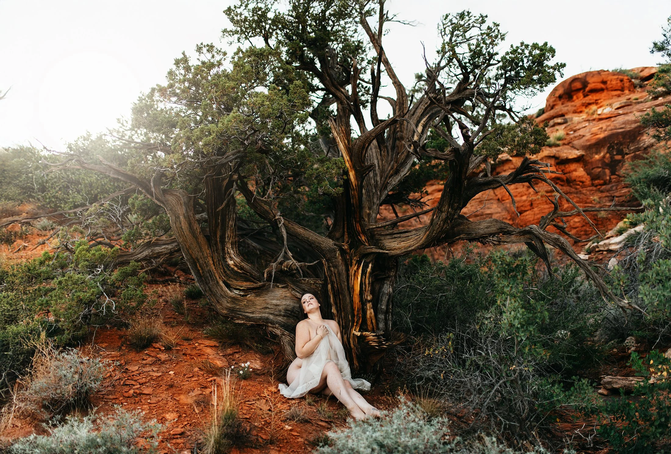 Form, Light, and Feminine Essence - Sedona Women empoerment photoshoot 