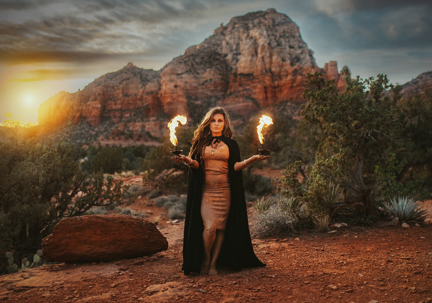 Sedona Arizona Witchy Branding Photoshoot Shoot With Yatri Sol