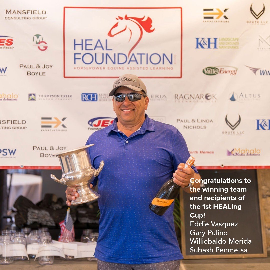 Congrats to the winning team and first recipients of the HEALing Cup!
Eddie Vasquez
Gary Pulino
Williebaldo Merida
Subash Penmetsa
Who will take the cup on June 5th, 2026? Mark your calendars and we'll see you next year at Bull Run!
#heal #horseshe