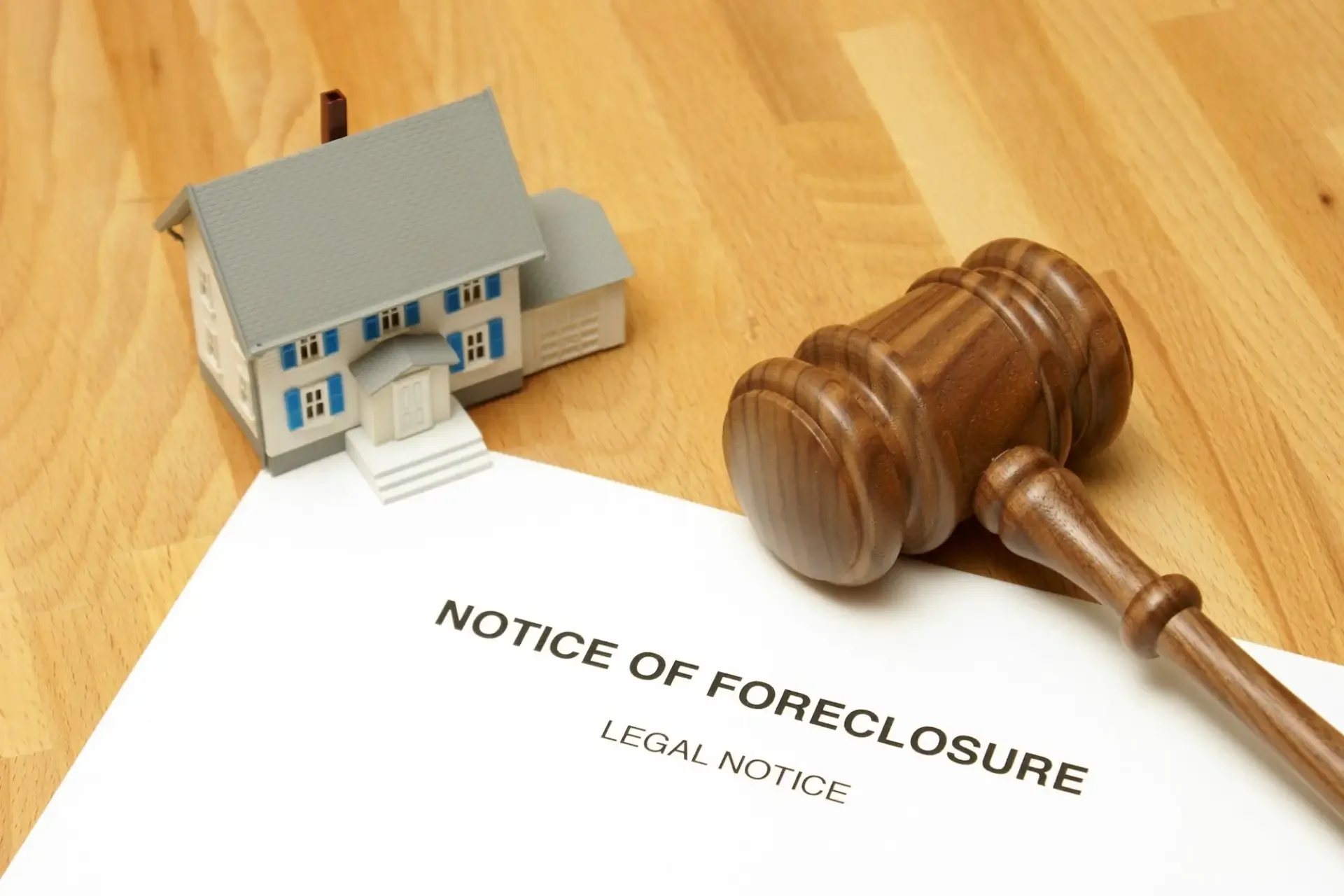 Foreclosure lawyer in Las Vegas reviewing legal notice for property auction and relief from automatic stay to protect homeowner rights.