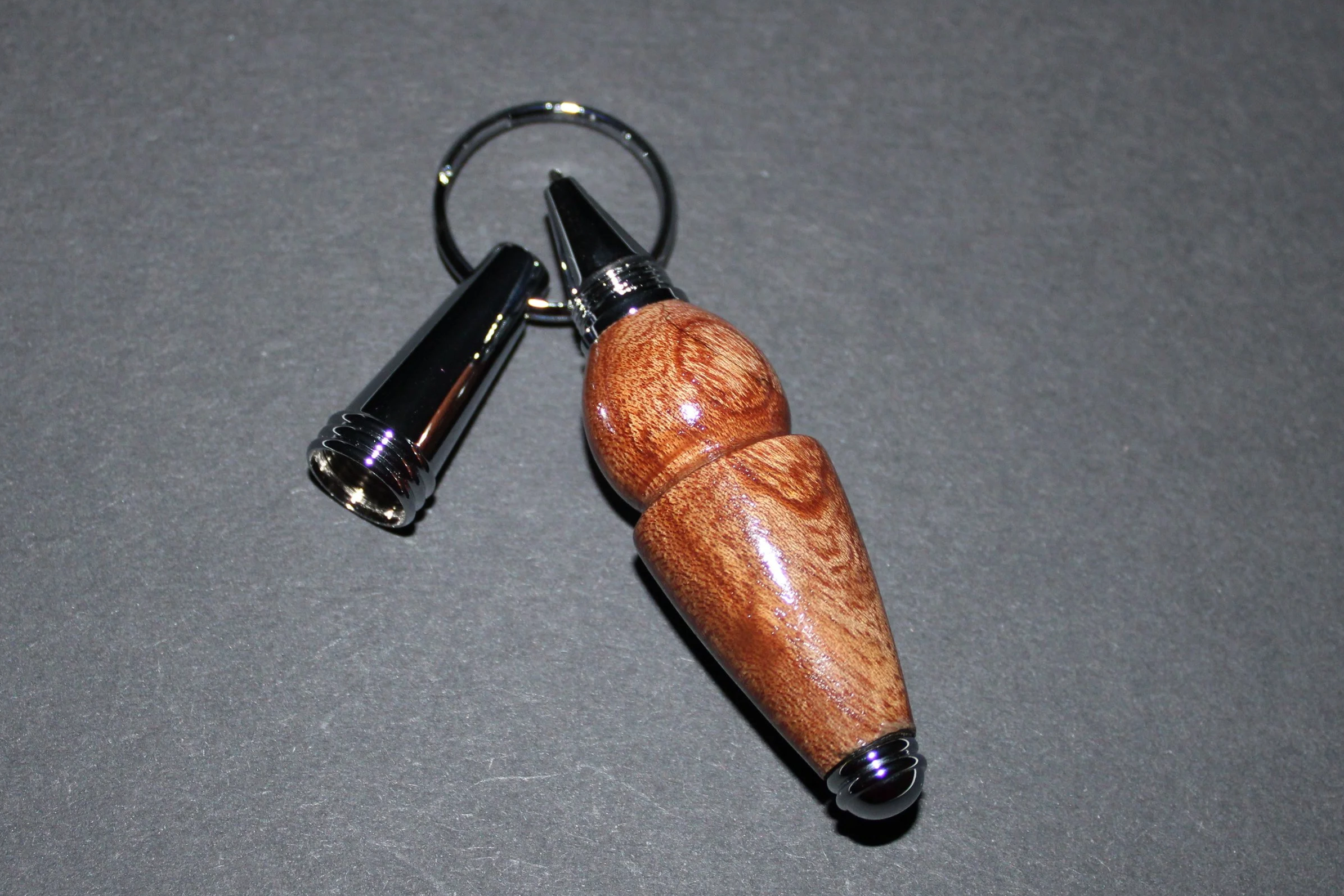 Chrome Keyring Pen - Elm