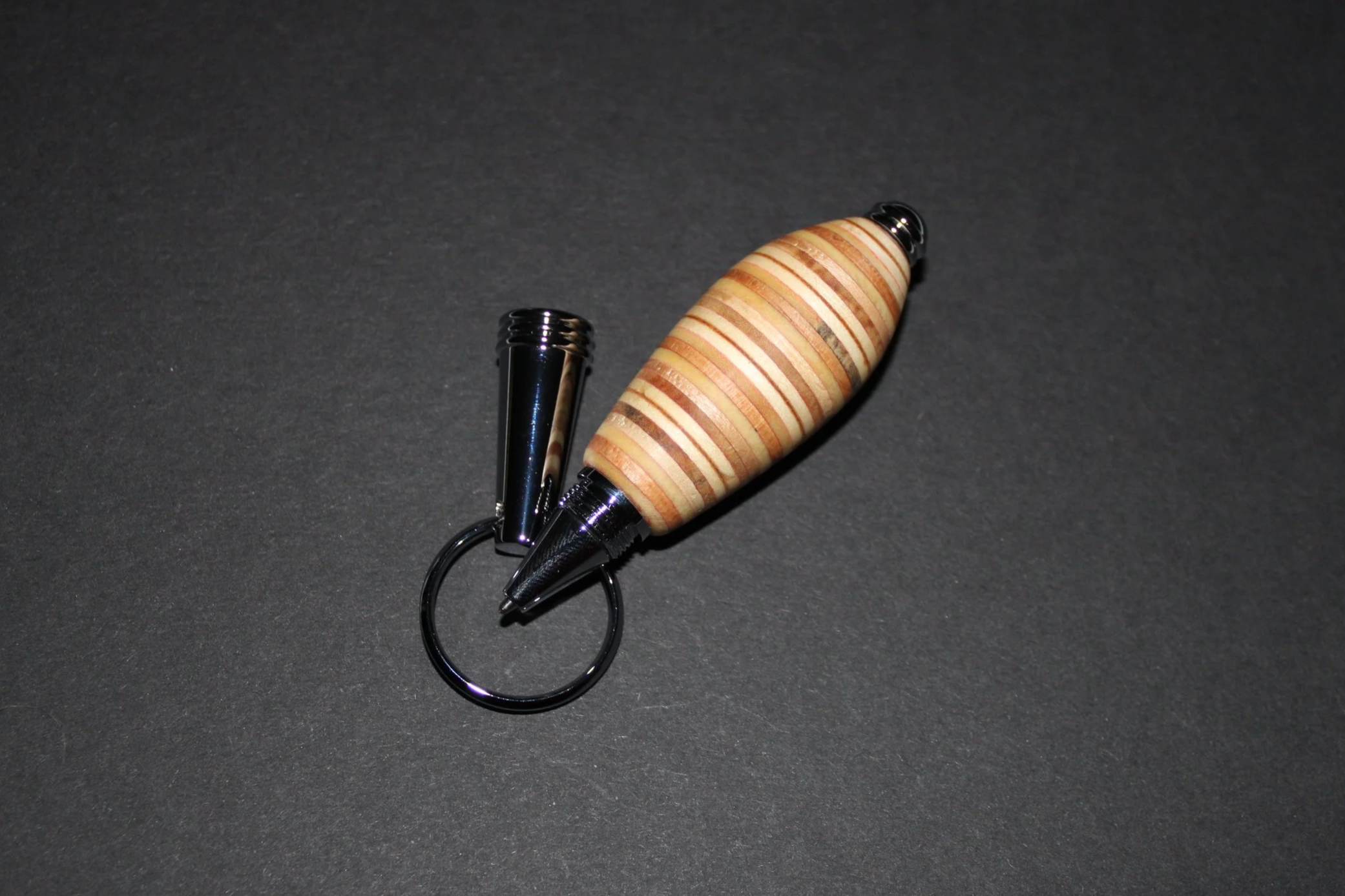 Chrome Keyring Pen - Ply