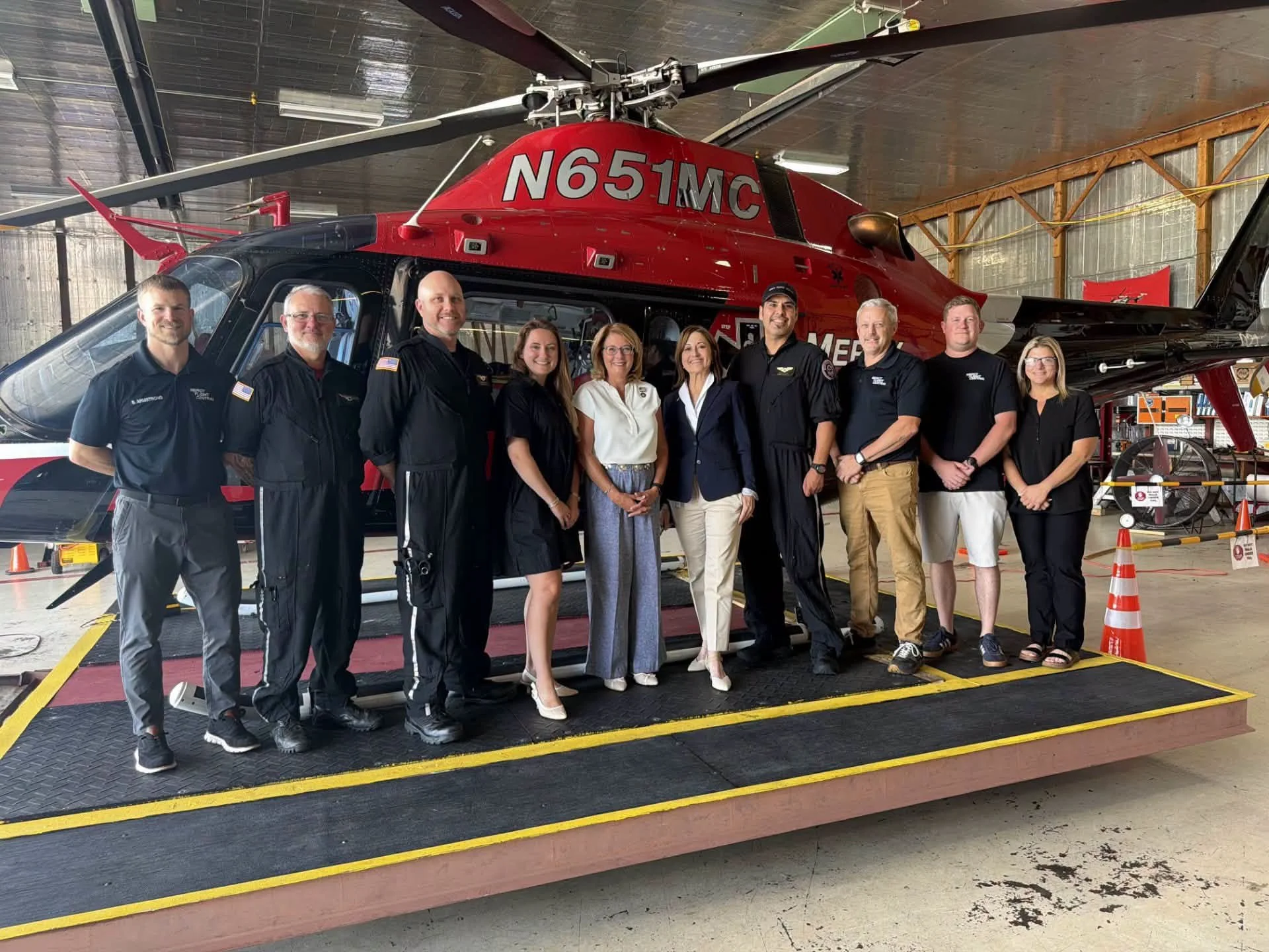 Mercy Flight Central Welcomes Senator Pam Helming for Continued Conversation on Critical Care Services