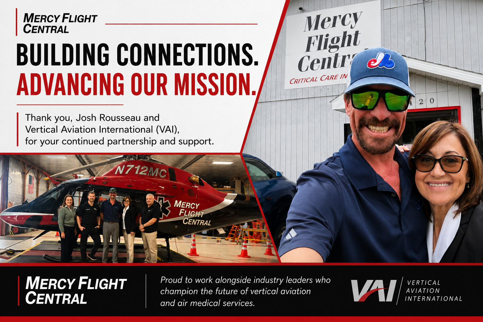 Mercy Flight Central Honored by Praise from Vertical Aviation International Following June Visit