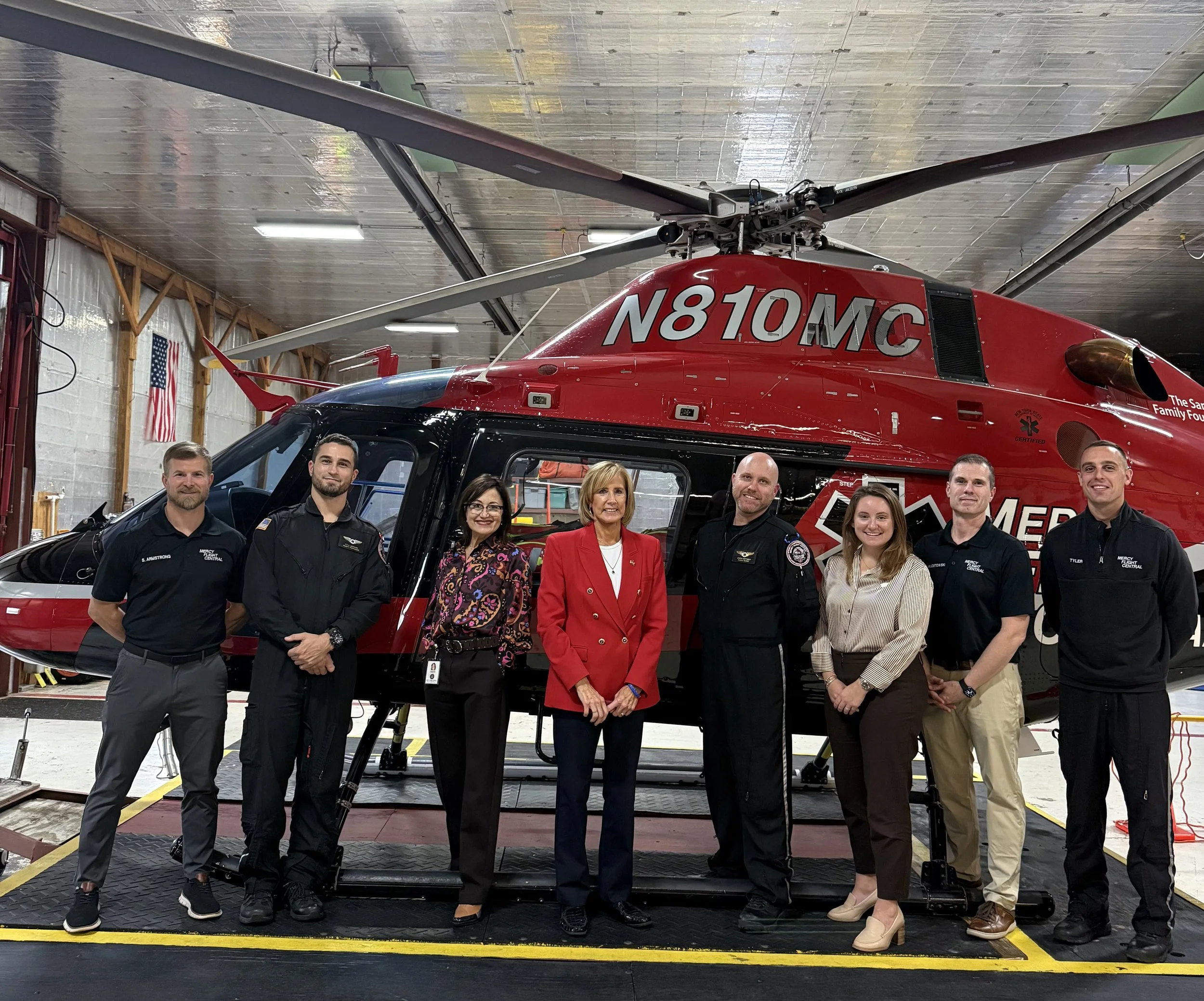 Congresswoman Claudia Tenney Visits Mercy Flight Central to Discuss Future of Regional Emergency Medical Care