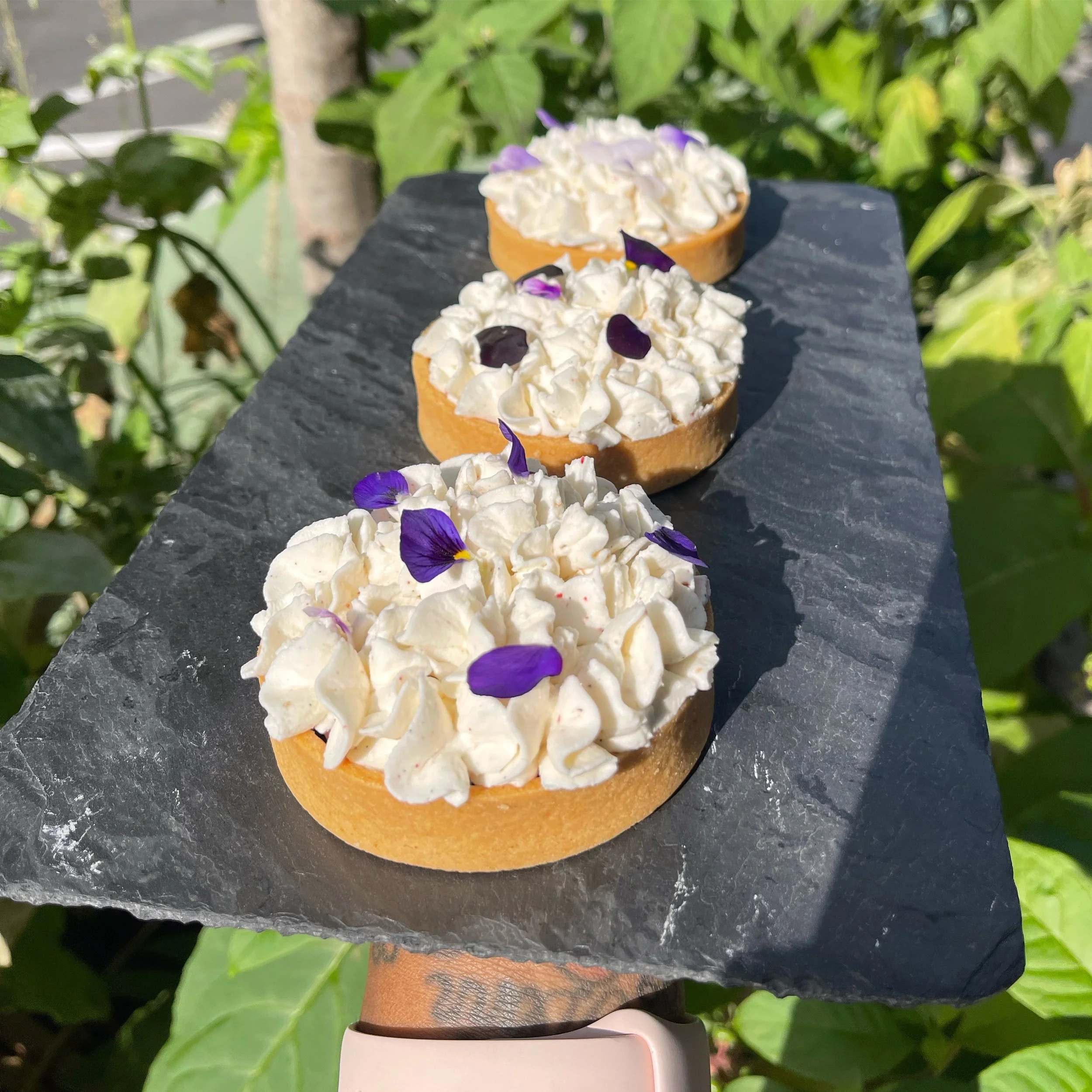 Blackberry Pink Peppercorn Tarts