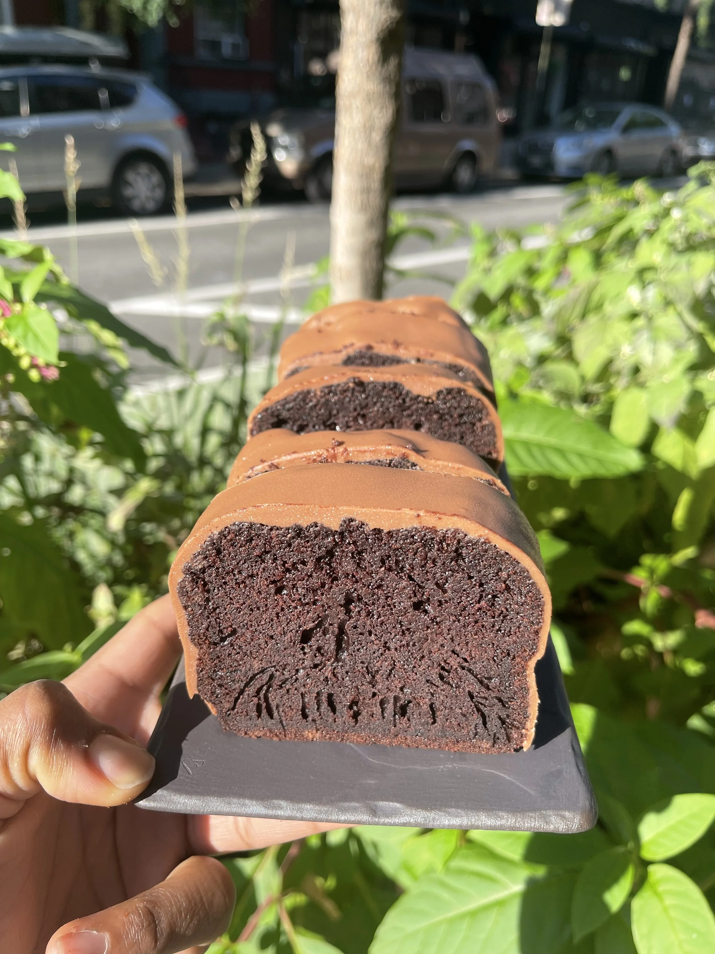 Chocolate Cake Slice