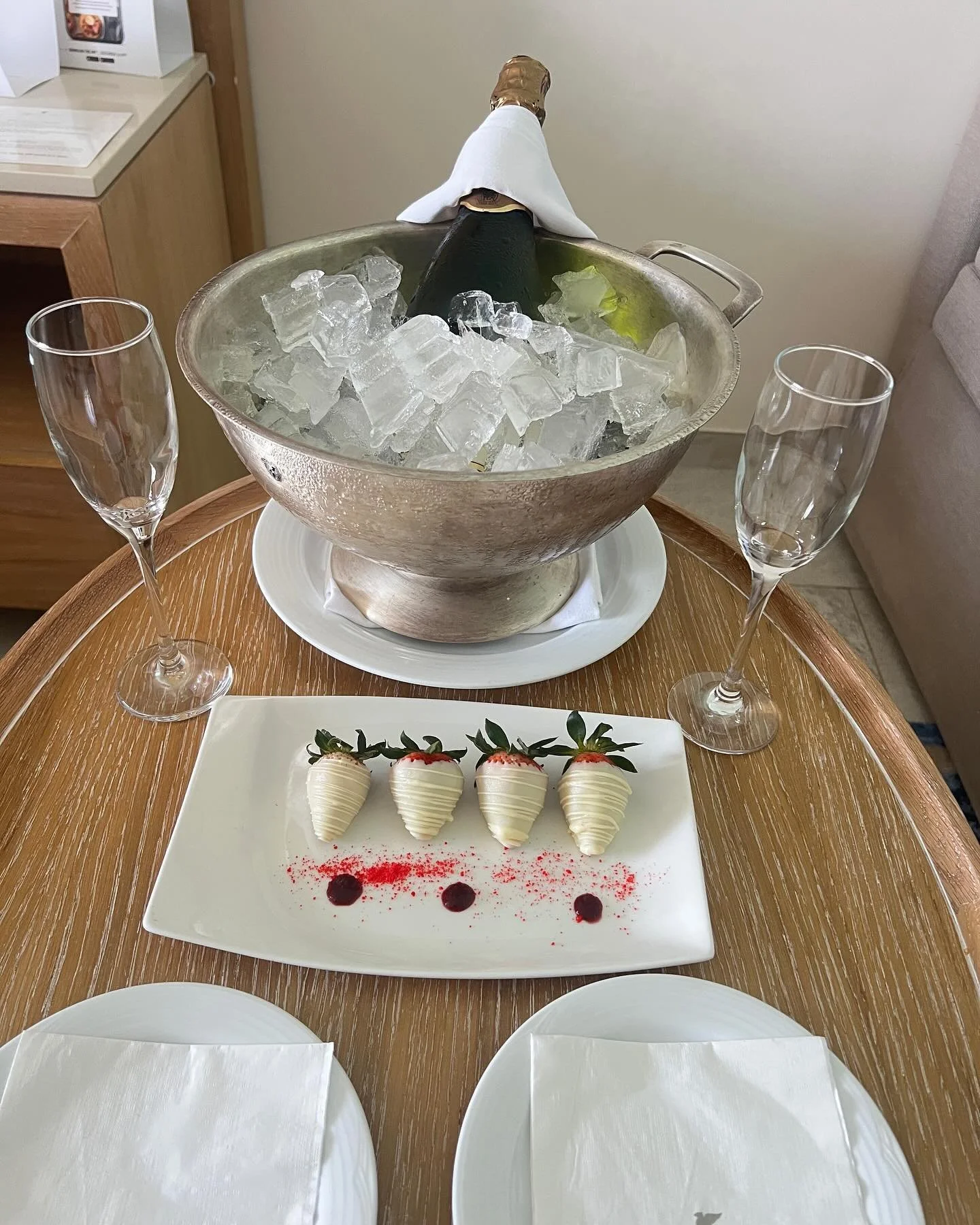 Found this when we got back to our room! 😍