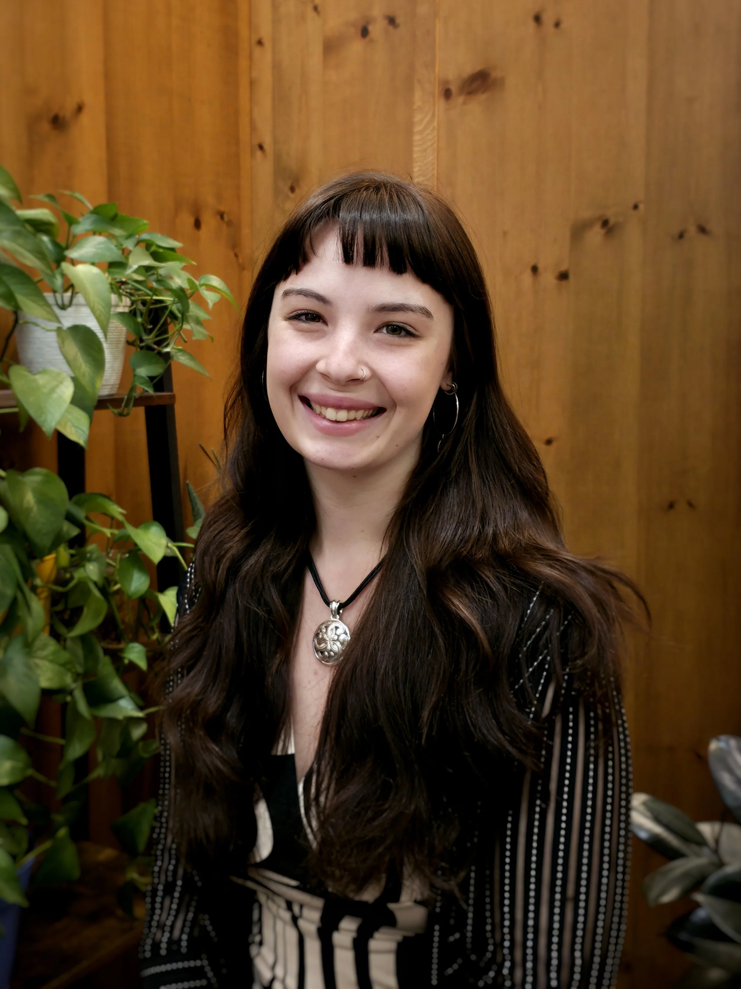 Portrait of Iris, stylist at Purple Salt Salon & Spa in Vermont