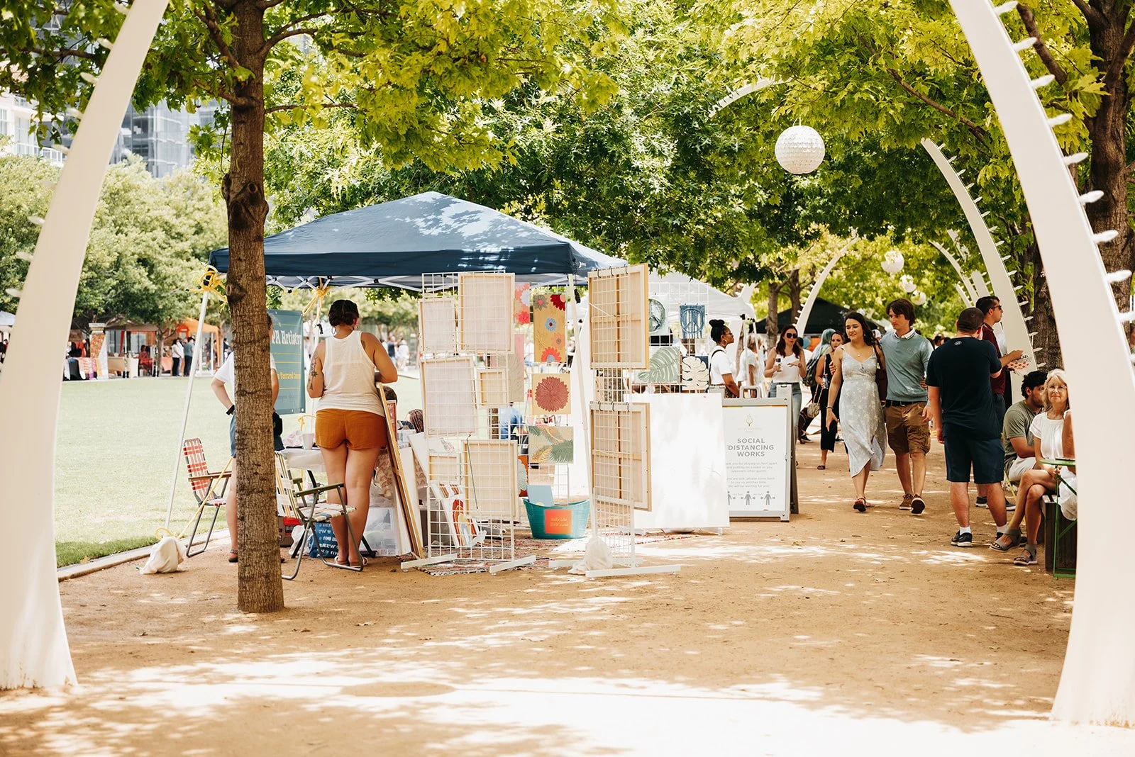 Klyde Warren Park Black-owned Business Market