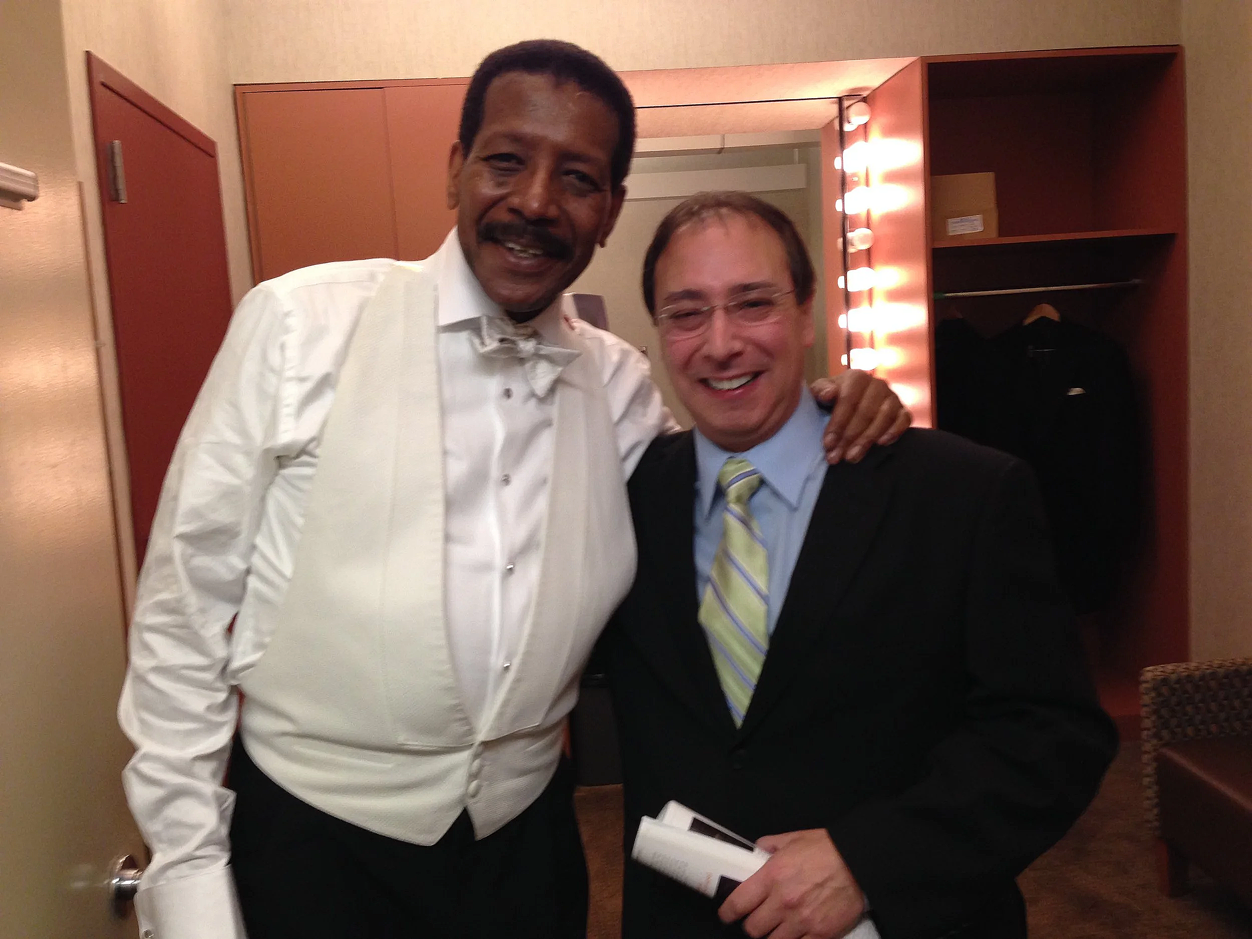 Rob with Gospel music great Charles Floyd