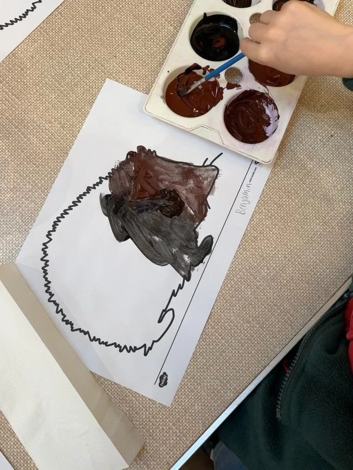 ⭐️St Philip&rsquo;s⭐️ 
Today the children have been painting hedgehogs! We&rsquo;ve used forks, paintbrushes and toothbrushes to explore different painting techniques! 🦔🫟🎨