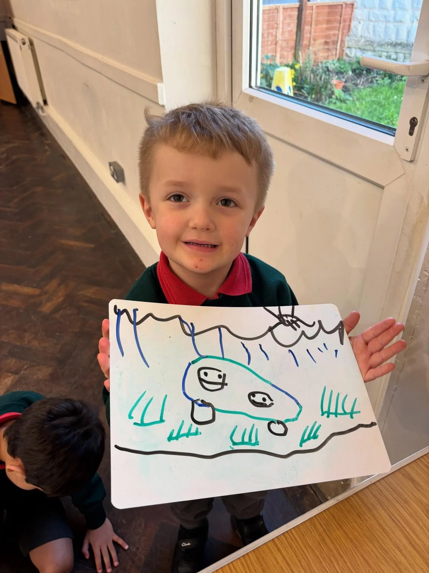 ⭐️Today at St Philip&rsquo;s ⭐️
The children have been expressing their creativity through drawing on whiteboards! We&rsquo;ve had a range of pictures, from cars to cats, to potatoes! 🥔 🐈🚙