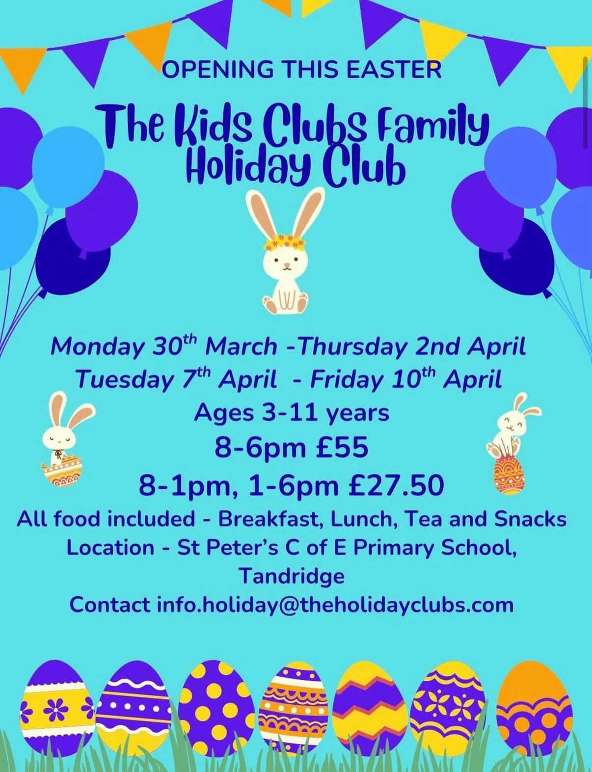 Working full time and need something different to keep the kids entertained this Easter? 🐰✨
We&rsquo;ve got you covered!

Bookings are now officially OPEN &ndash; secure your spot and let us bring the Easter fun to you! 💛

https://thekidsclubsfamil