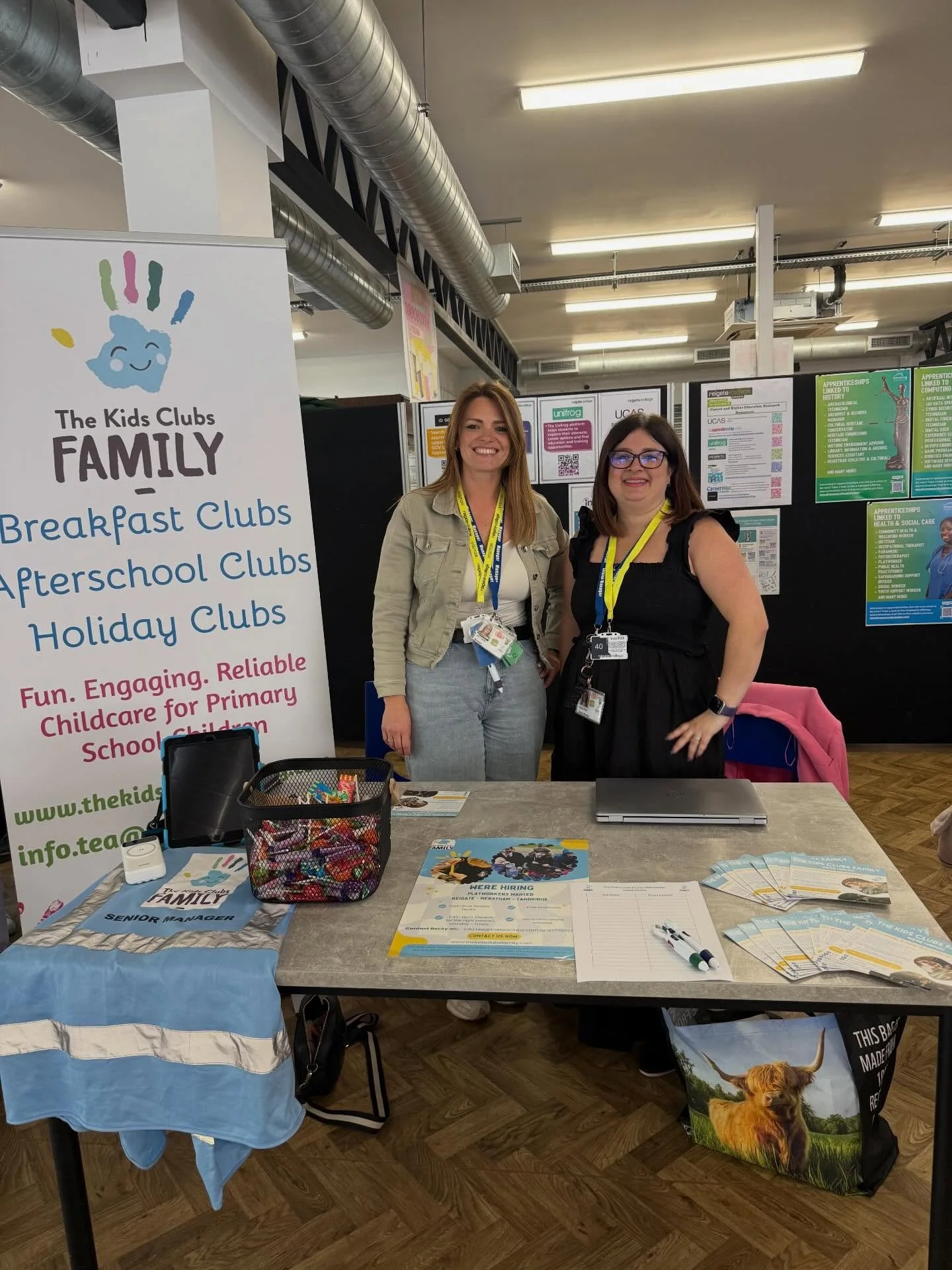 Loved having the opportunity to speak with young people at the careers fair at Reigate College today. Sharing why playwork is such an important and rewarding career &mdash; supporting children&rsquo;s growth, creativity, confidence, and wellbeing thr